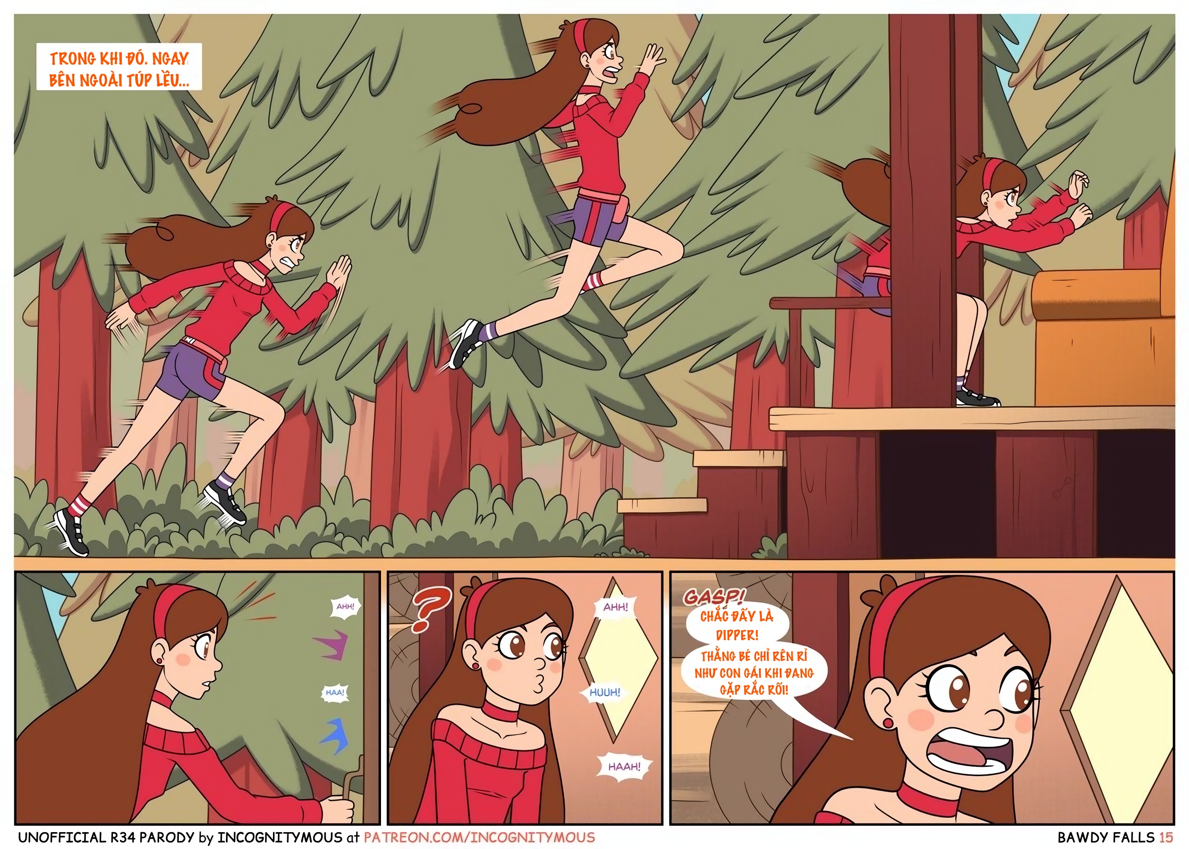 HentaiVN.net - Ảnh 16 - Thác Dâm Đãng (Gravity Falls) - Chap 1