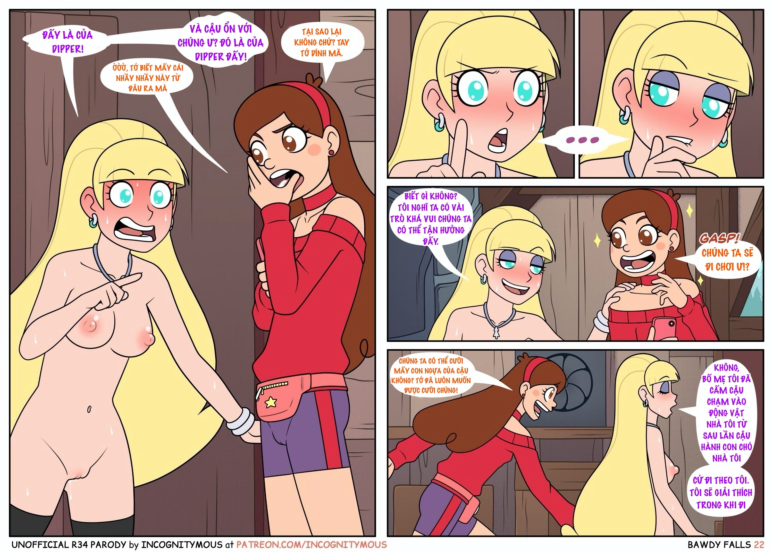 HentaiVN.net - Ảnh 23 - Thác Dâm Đãng (Gravity Falls) - Chap 1