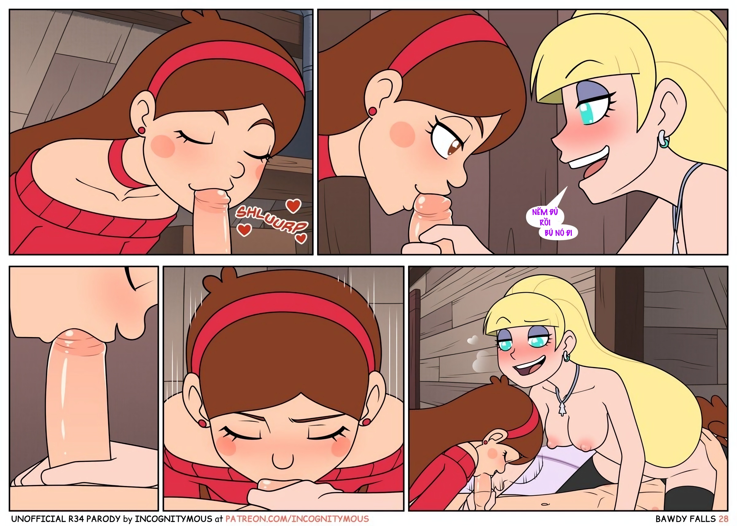 HentaiVN.net - Ảnh 29 - Thác Dâm Đãng (Gravity Falls) - Chap 1