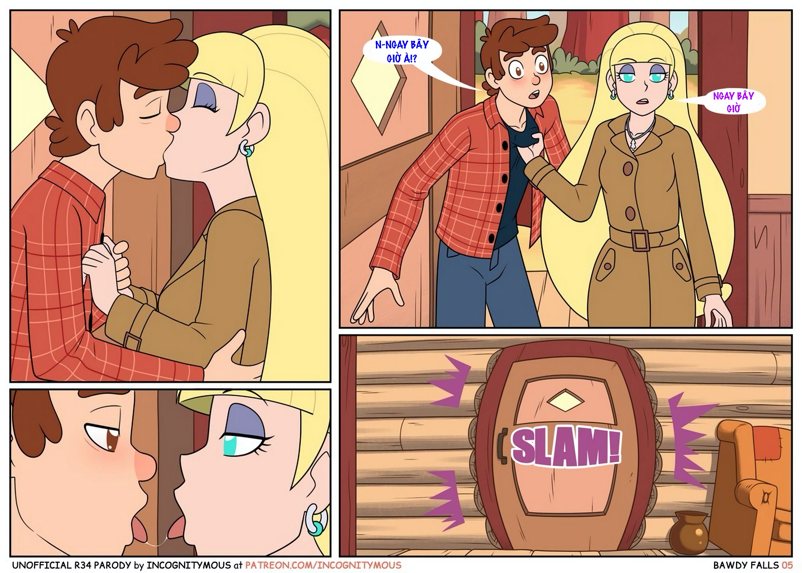 HentaiVN.net - Ảnh 6 - Thác Dâm Đãng (Gravity Falls) - Chap 1
