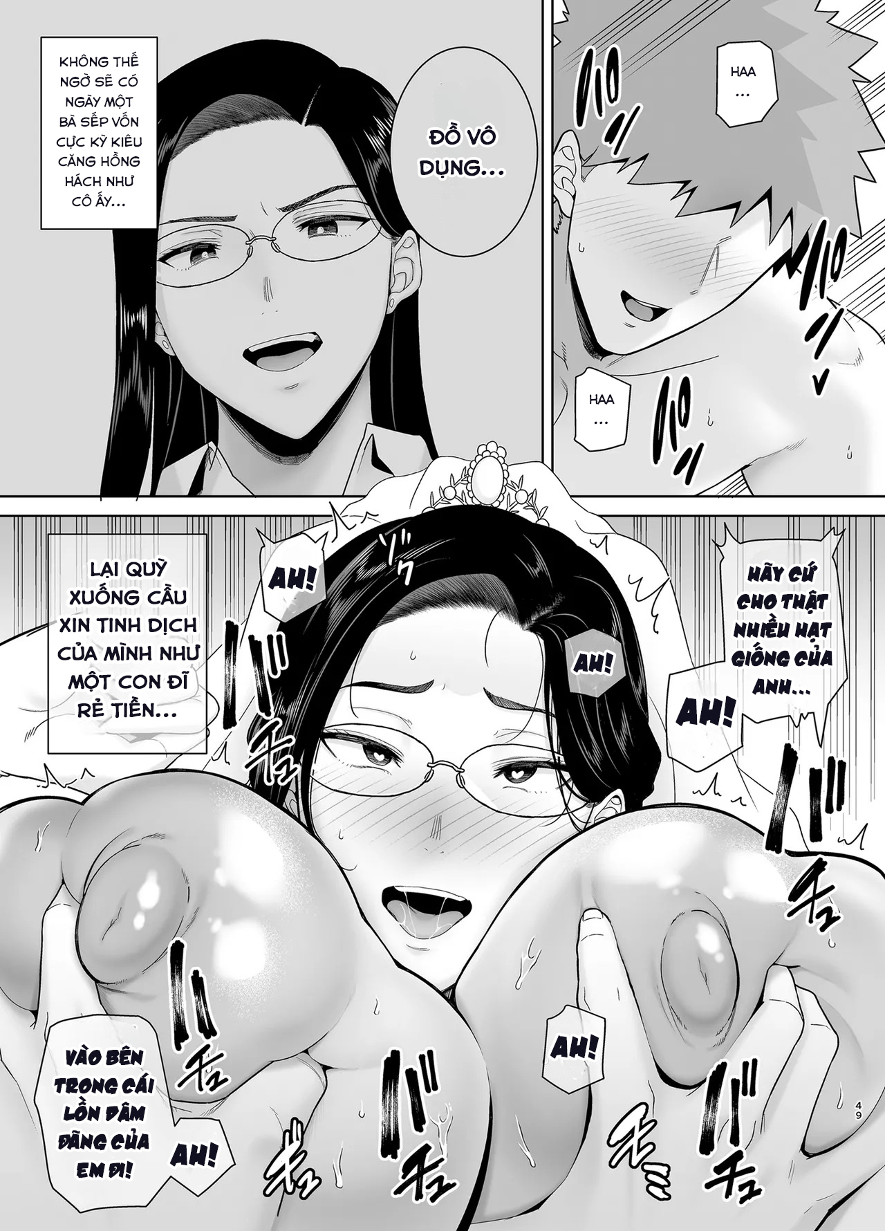 HentaiVN.net - Ảnh 47 - PowerHara Onna Joushi to Shachiku-kun 4 - Chap 1