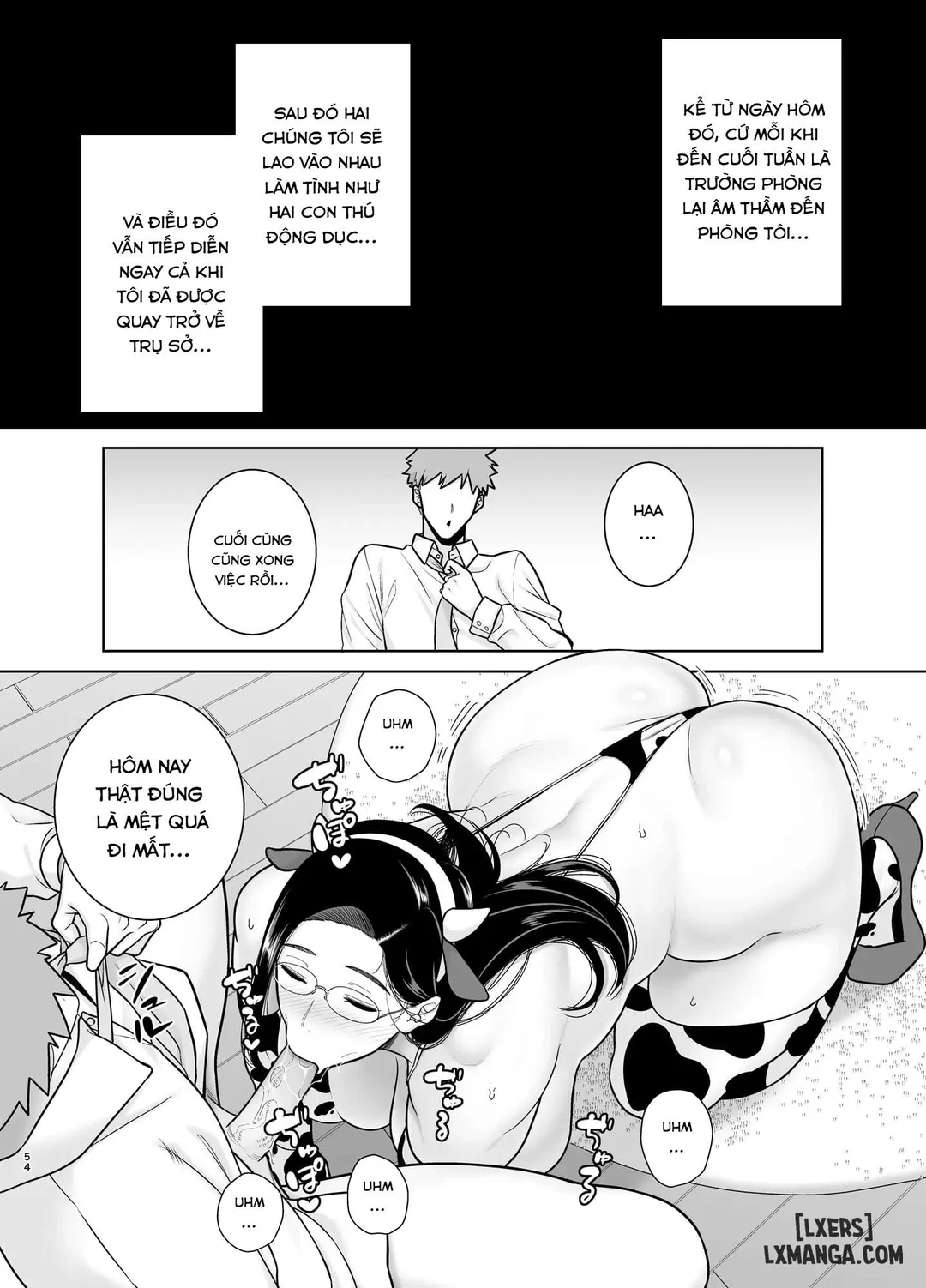 HentaiVN.net - Ảnh 52 - PowerHara Onna Joushi to Shachiku-kun 4 - Chap 3