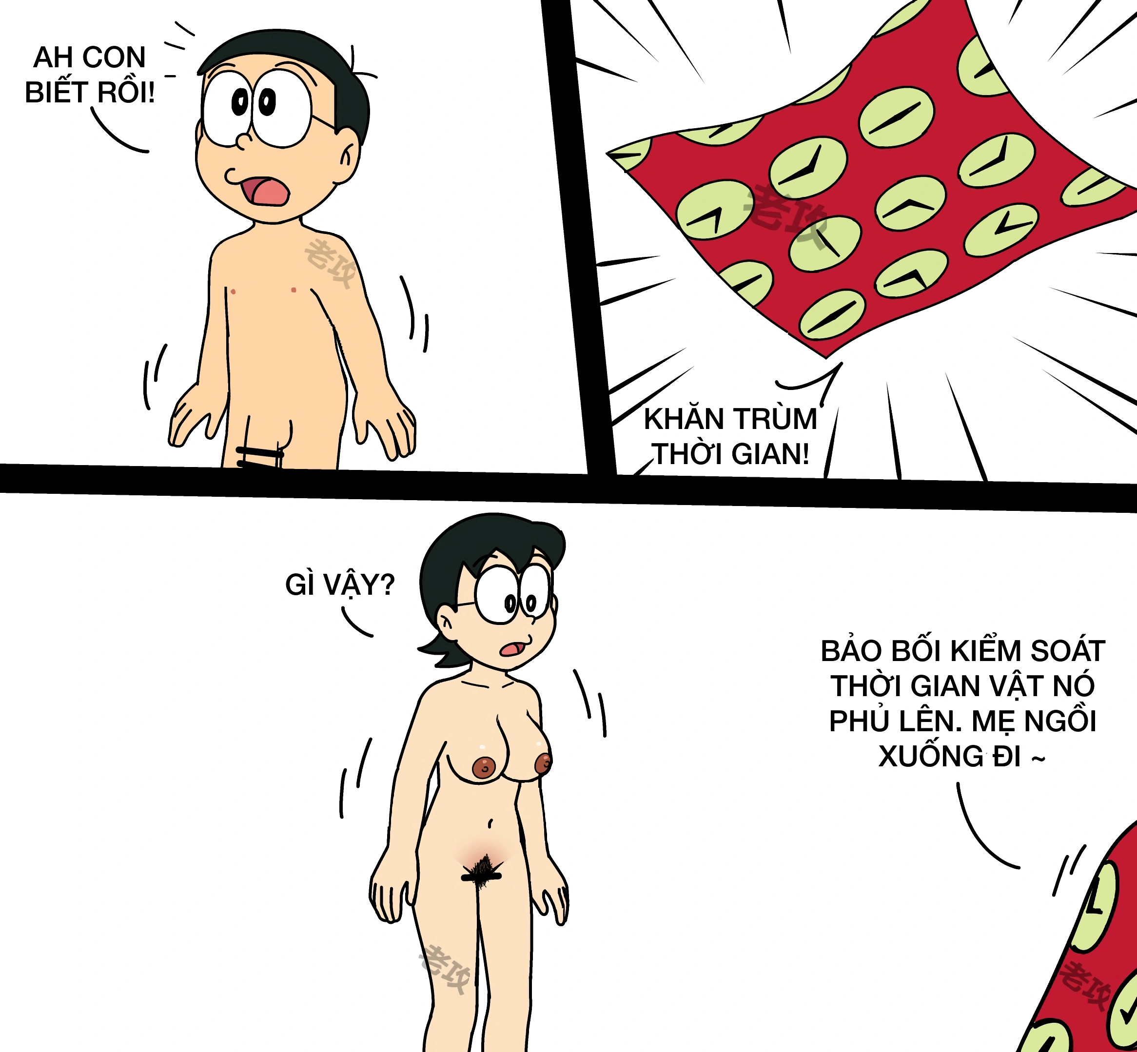HentaiVN.net - Ảnh 5 - Mẹ Trở Thành Học Sinh (Doraemon) - Chap 1