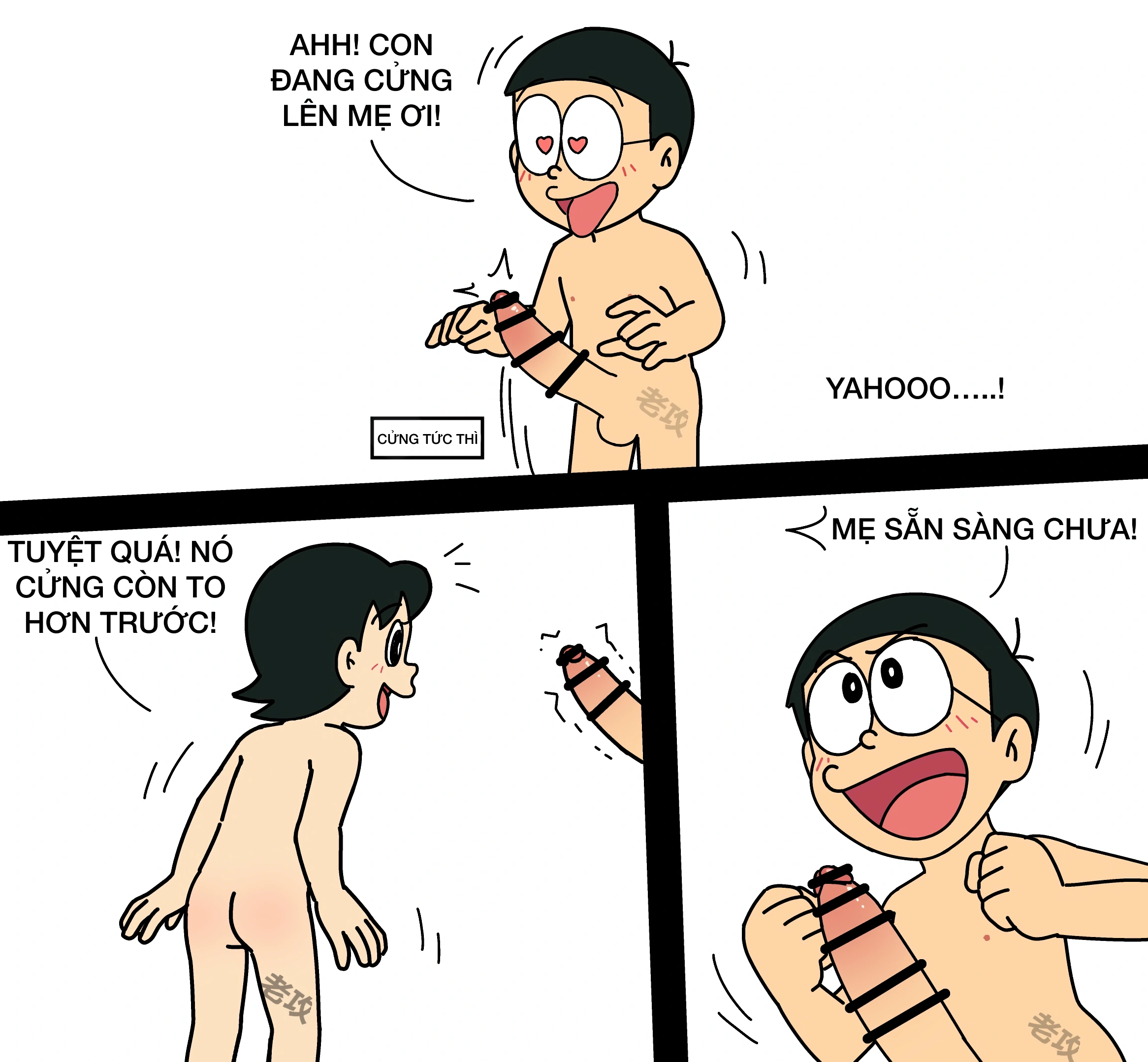 HentaiVN.net - Ảnh 8 - Mẹ Trở Thành Học Sinh (Doraemon) - Chap 1