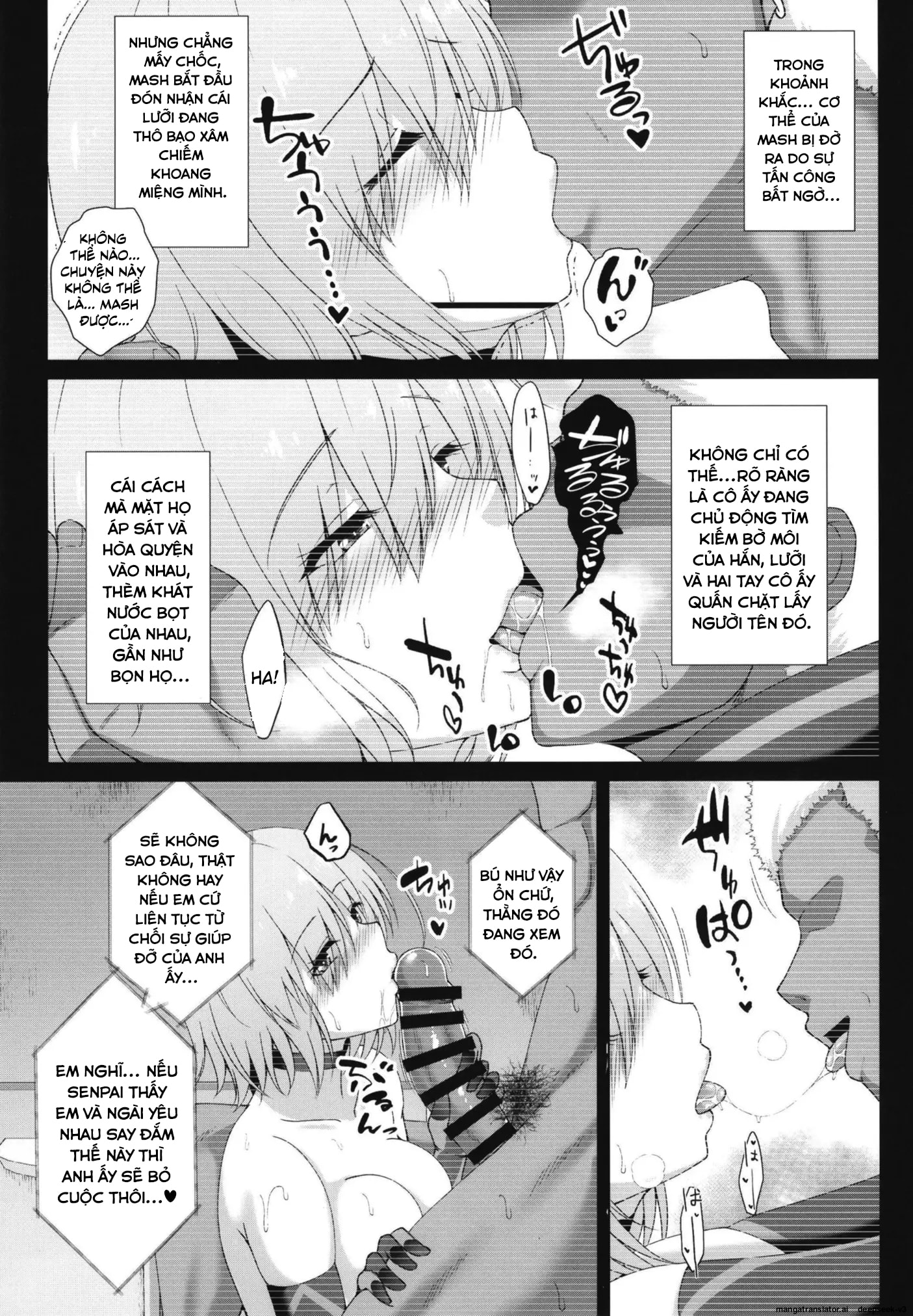 HentaiVN.net - Ảnh 9 - Báo cáo huấn luyện NTR của Mash kyrielight - Chap 1