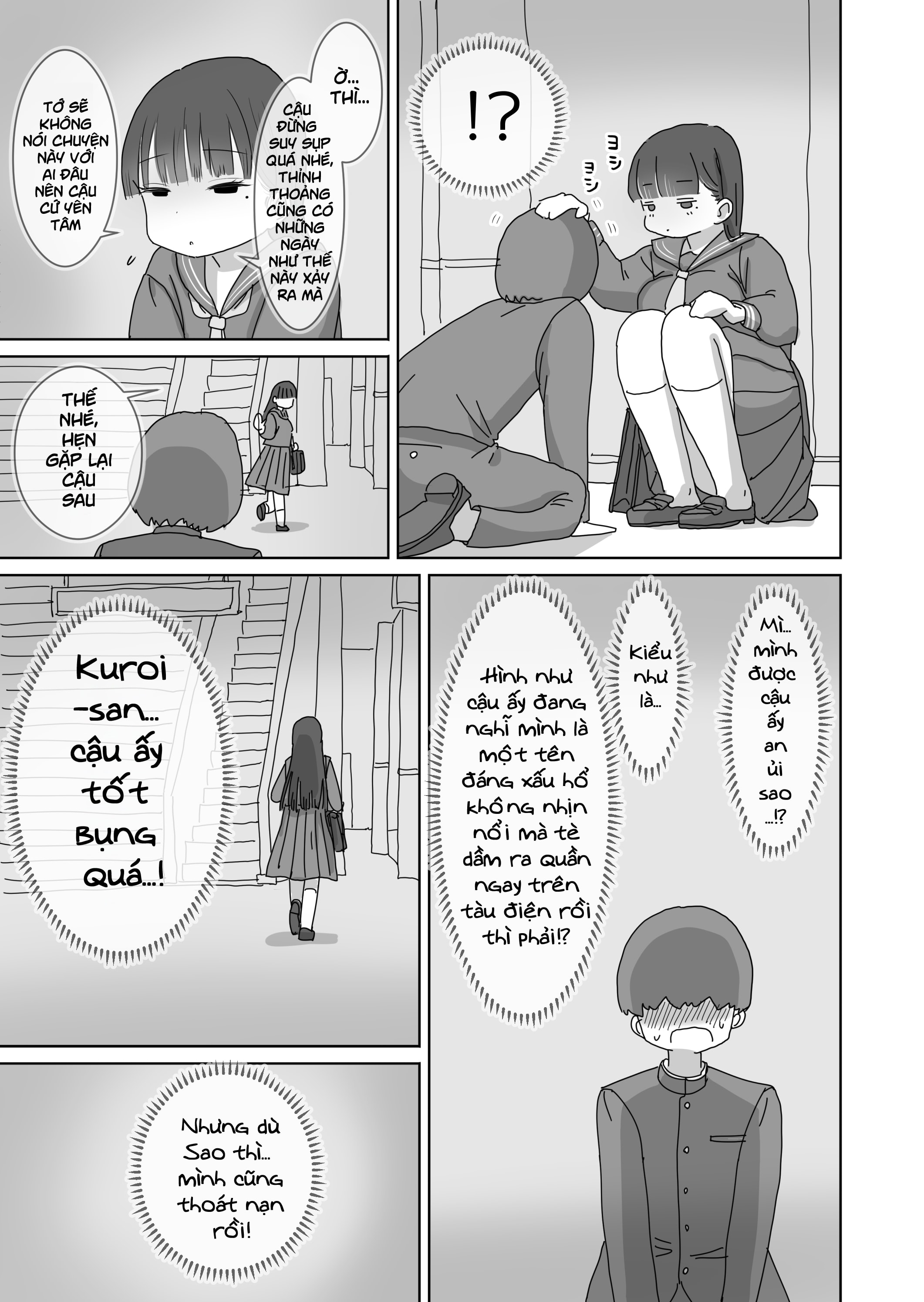 HentaiVN.net - Ảnh 13 - Lén lút xuất tinh trên tàu điện ngầm - Chap 1