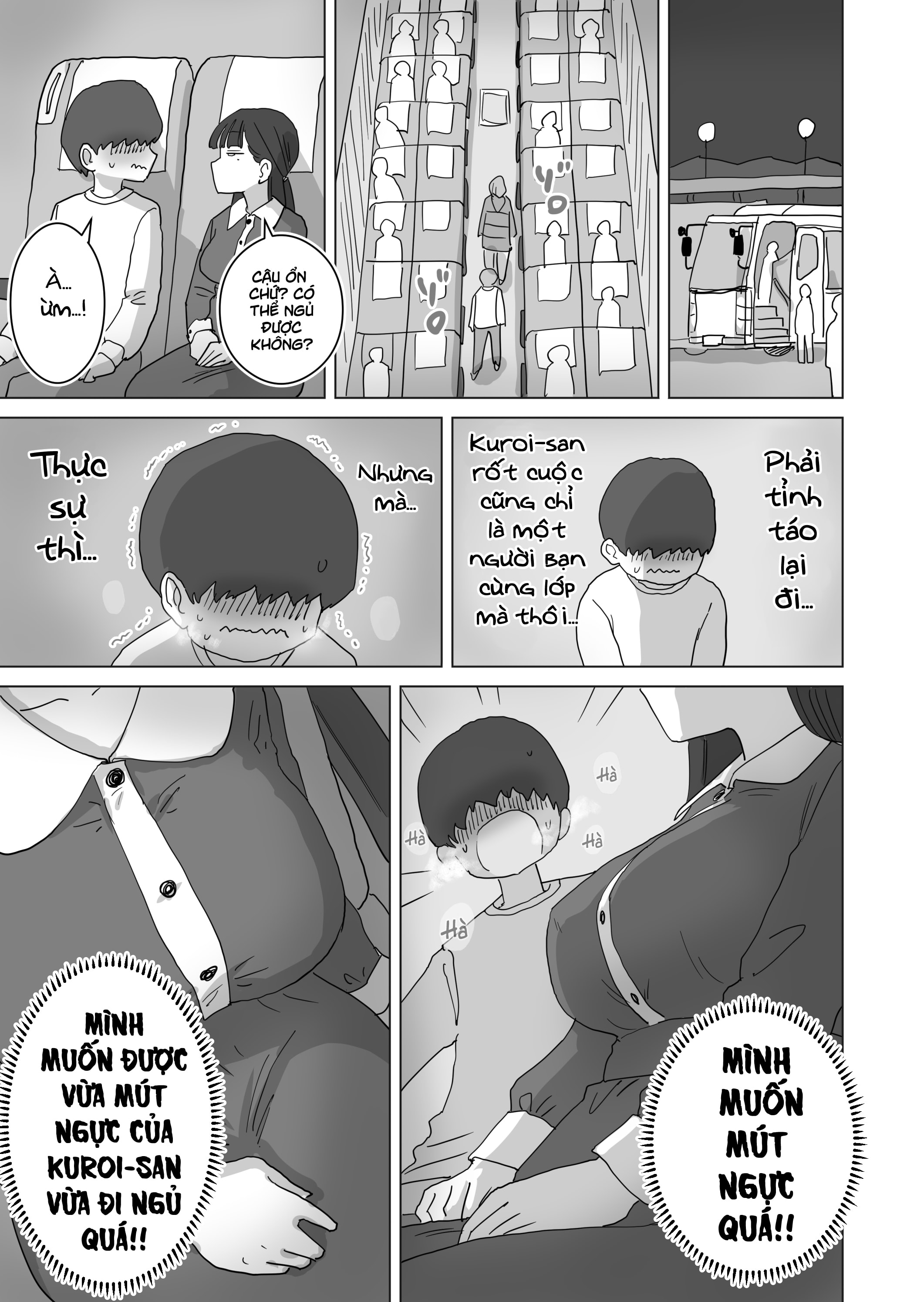 HentaiVN.net - Ảnh 23 - Lén lút xuất tinh trên tàu điện ngầm - Chap 2