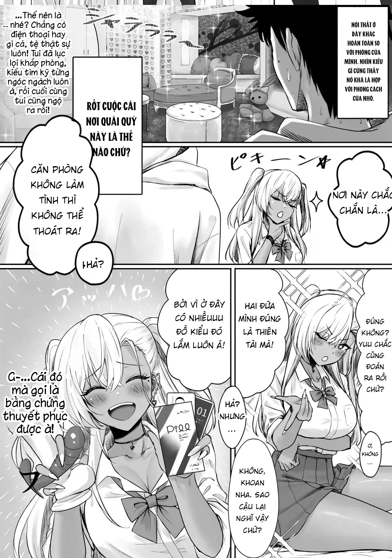 HentaiVN.net - Ảnh 10 - Sex Shinai to Derarenai Hotel - Chap 1