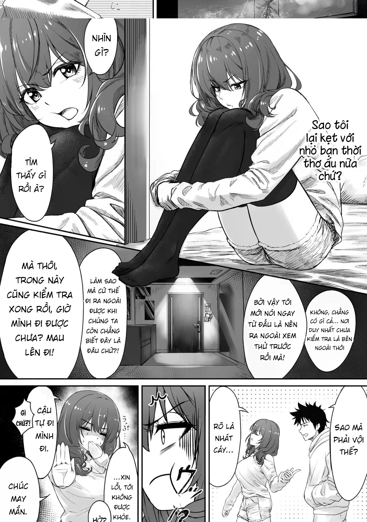 HentaiVN.net - Ảnh 6 - Sex Shinai to Derarenai Hotel - Chap 1