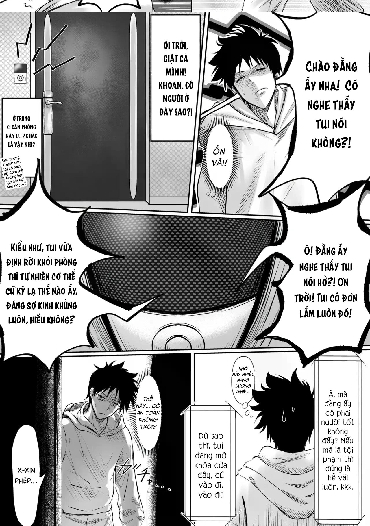 HentaiVN.net - Ảnh 8 - Sex Shinai to Derarenai Hotel - Chap 1
