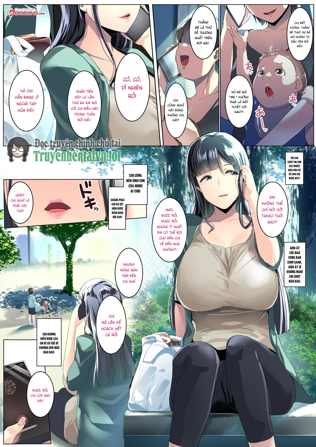 HentaiVN.net - Ảnh 3 - Kurokamitsuma no Otomodachi - Chap 1