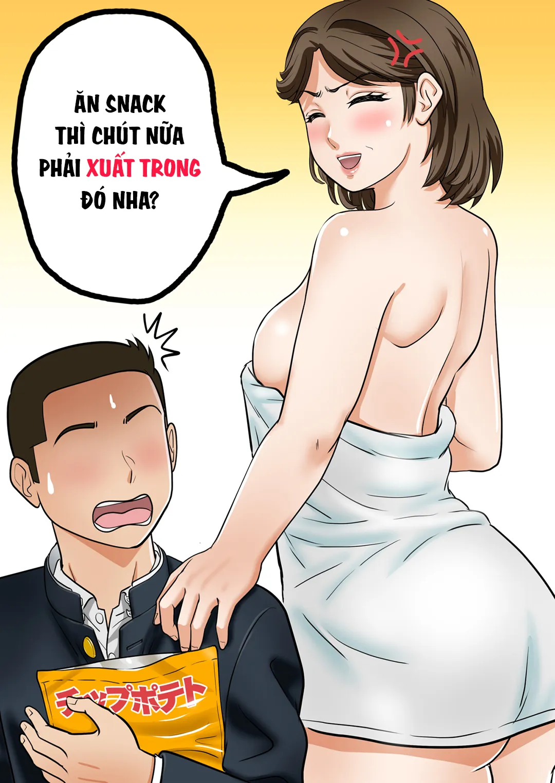 HentaiVN.net - Ảnh 2 - Người mẹ U40 của tôi muốn thụ thai - Chap 1
