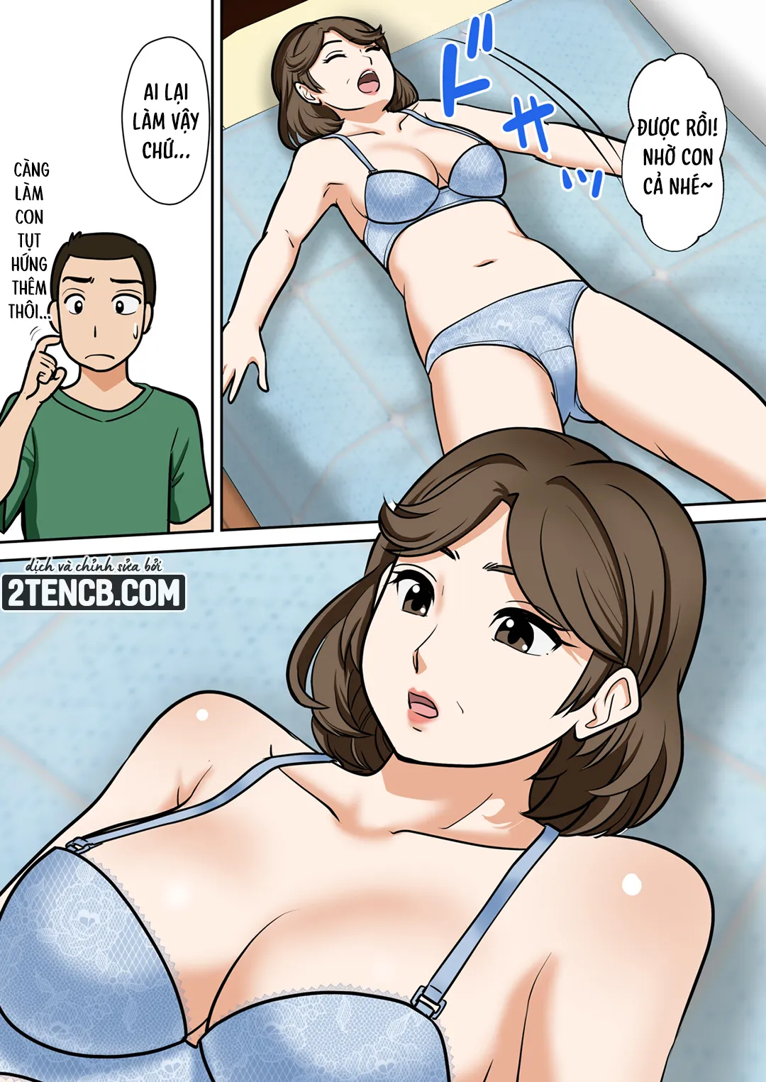 HentaiVN.net - Ảnh 35 - Người mẹ U40 của tôi muốn thụ thai - Chap 1