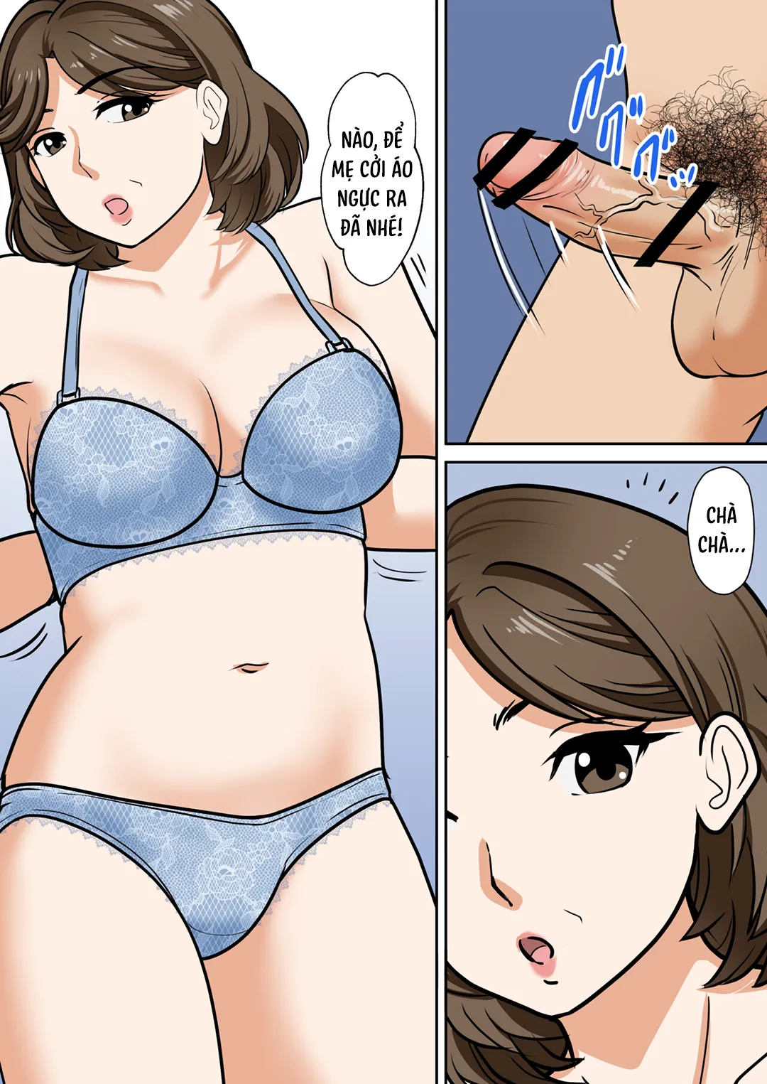 HentaiVN.net - Ảnh 38 - Người mẹ U40 của tôi muốn thụ thai - Chap 1