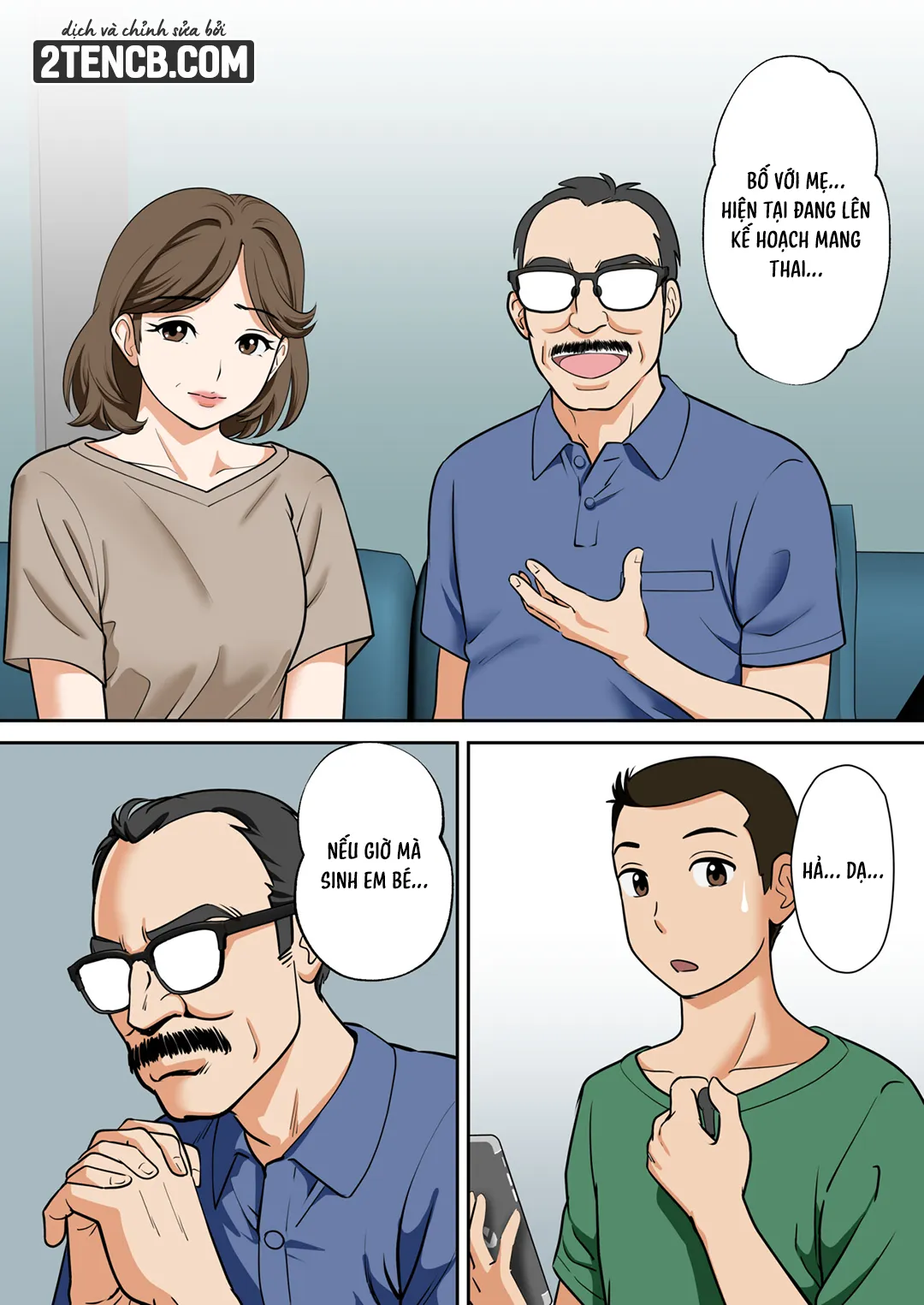 HentaiVN.net - Ảnh 5 - Người mẹ U40 của tôi muốn thụ thai - Chap 1