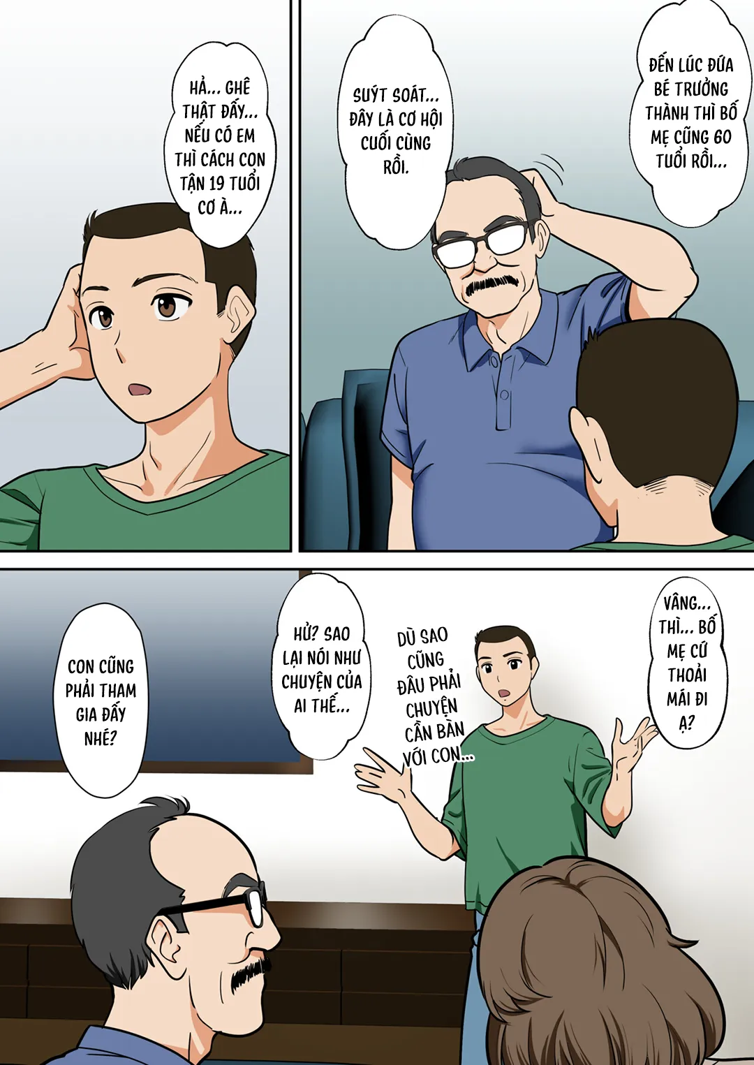 HentaiVN.net - Ảnh 6 - Người mẹ U40 của tôi muốn thụ thai - Chap 1