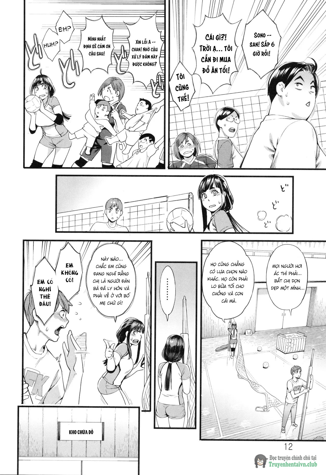 HentaiVN.net - Ảnh 13 - Hoshigaoka Star Volley 1-2 - Chap 1