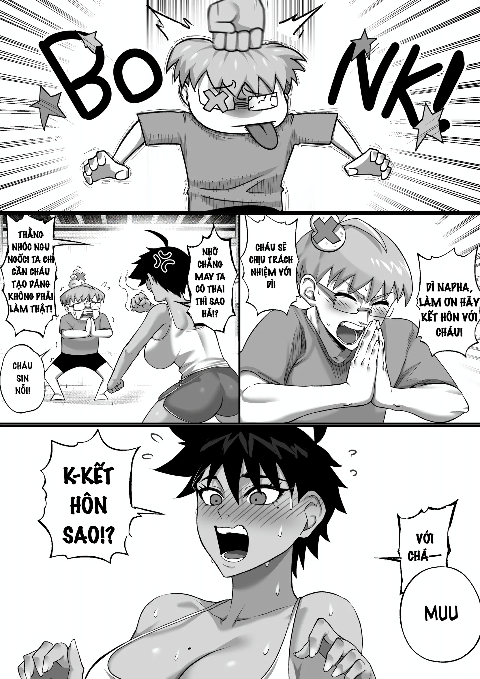 HentaiVN.net - Ảnh 25 - Bà Dì Tomboy Napha - Chap 1