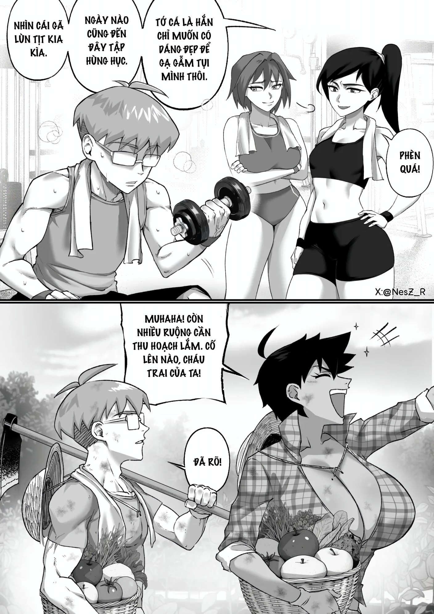 HentaiVN.net - Ảnh 28 - Bà Dì Tomboy Napha - Chap 1