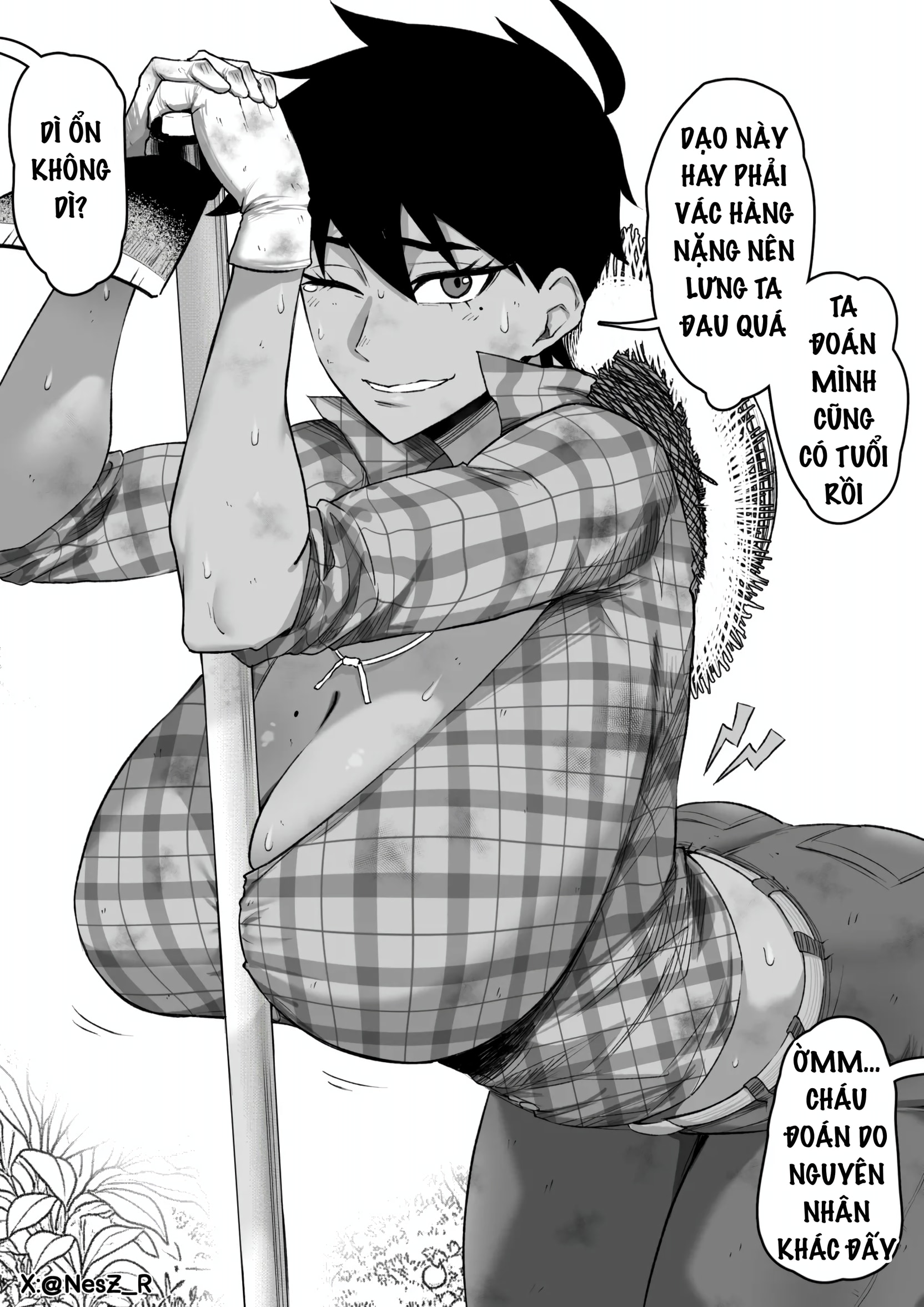 HentaiVN.net - Ảnh 5 - Bà Dì Tomboy Napha - Chap 1