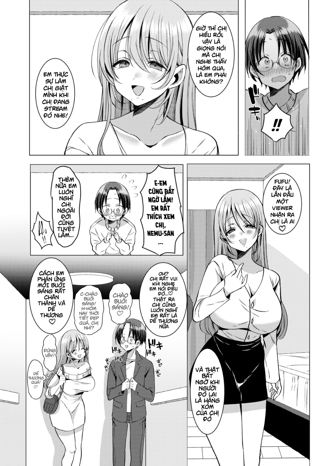 HentaiVN.net - Ảnh 8 - Nobody Told Me My Oshi Was Licking My Ear From Next Door! - Oneshot