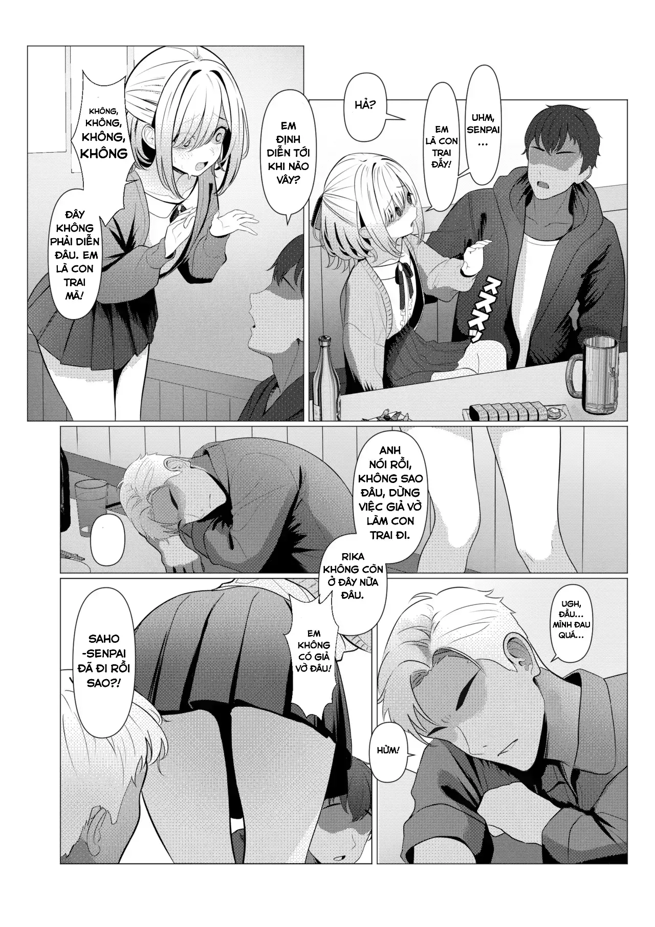 HentaiVN.net - Ảnh 7 - Hồ sơ bệnh án nữ hóa của Hayato-sensei - Oneshot