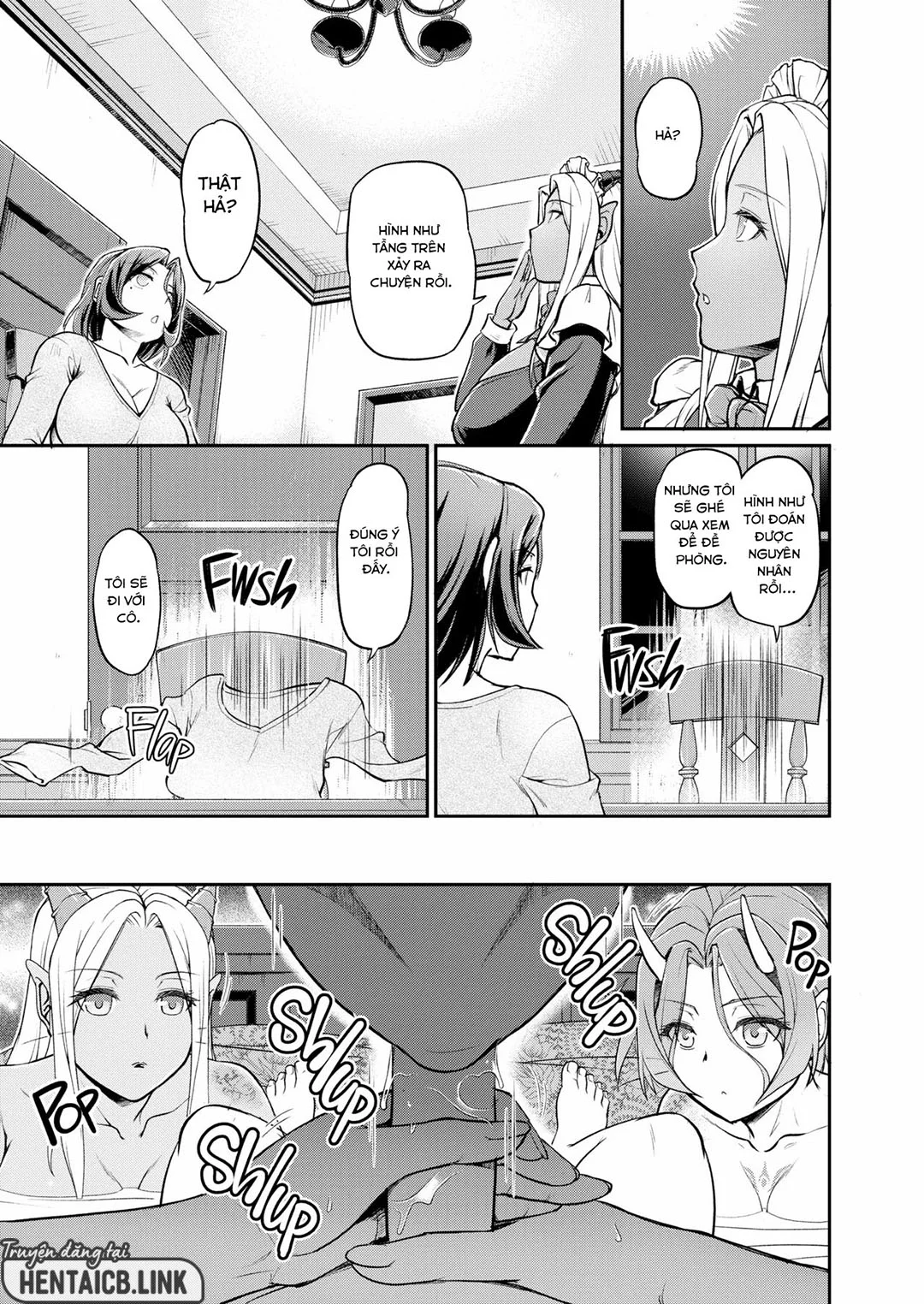 HentaiVN.net - Ảnh 7 - Cuộc sống hàng ngày tại Nữ quái trang viên - Chap 4