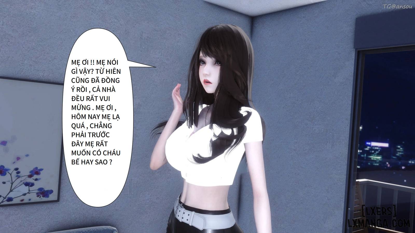 HentaiVN.net - Ảnh 7 - LÀM CHO TÂT CẢ CÁC BÀ NỘI TRỢ XINH ĐẸP MANG THAI - Chương  2.1