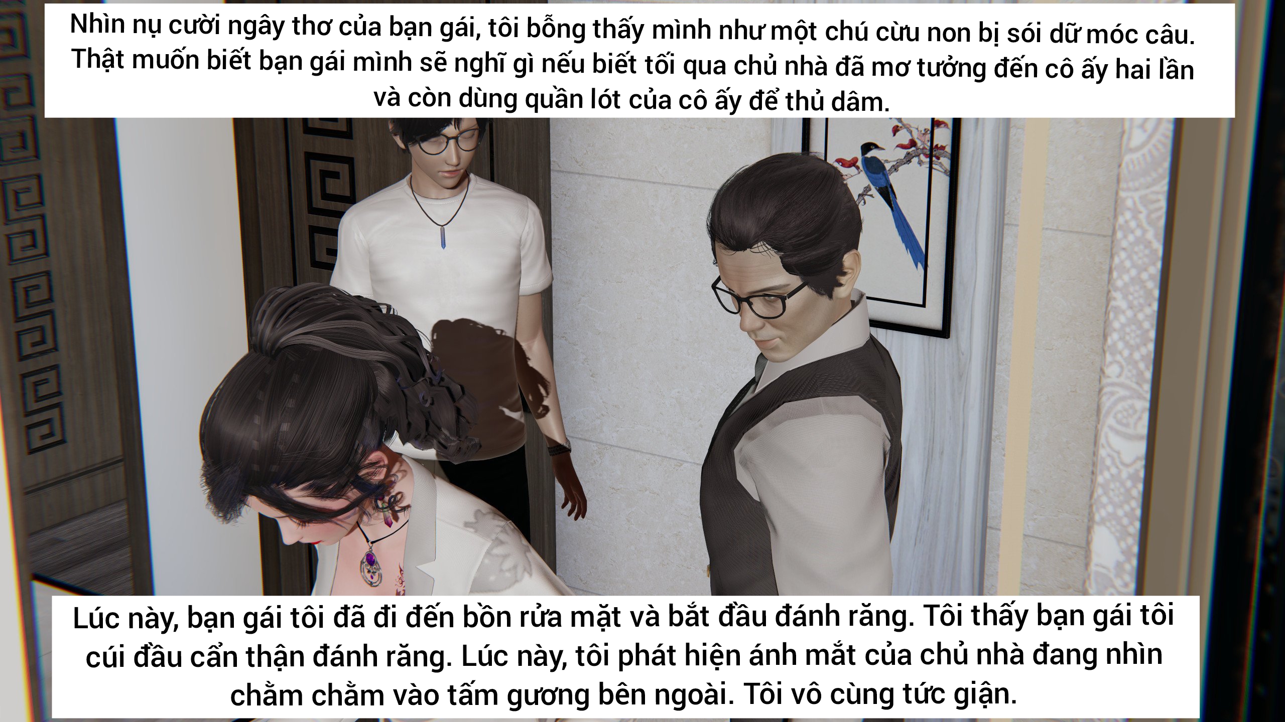 HentaiVN.net - Ảnh 8 - Vạch trần bạn gái Tiểu Nguyệt - Chap3: buổi tụ họp