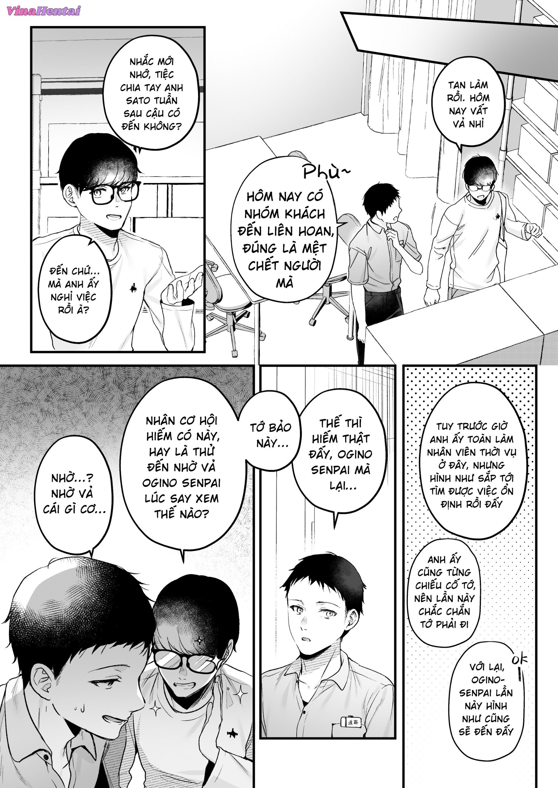 HentaiVN.net - Ảnh 7 - Tanomeba Yarasete Kureru Cool na Senpai Ogino-san. - Oneshot