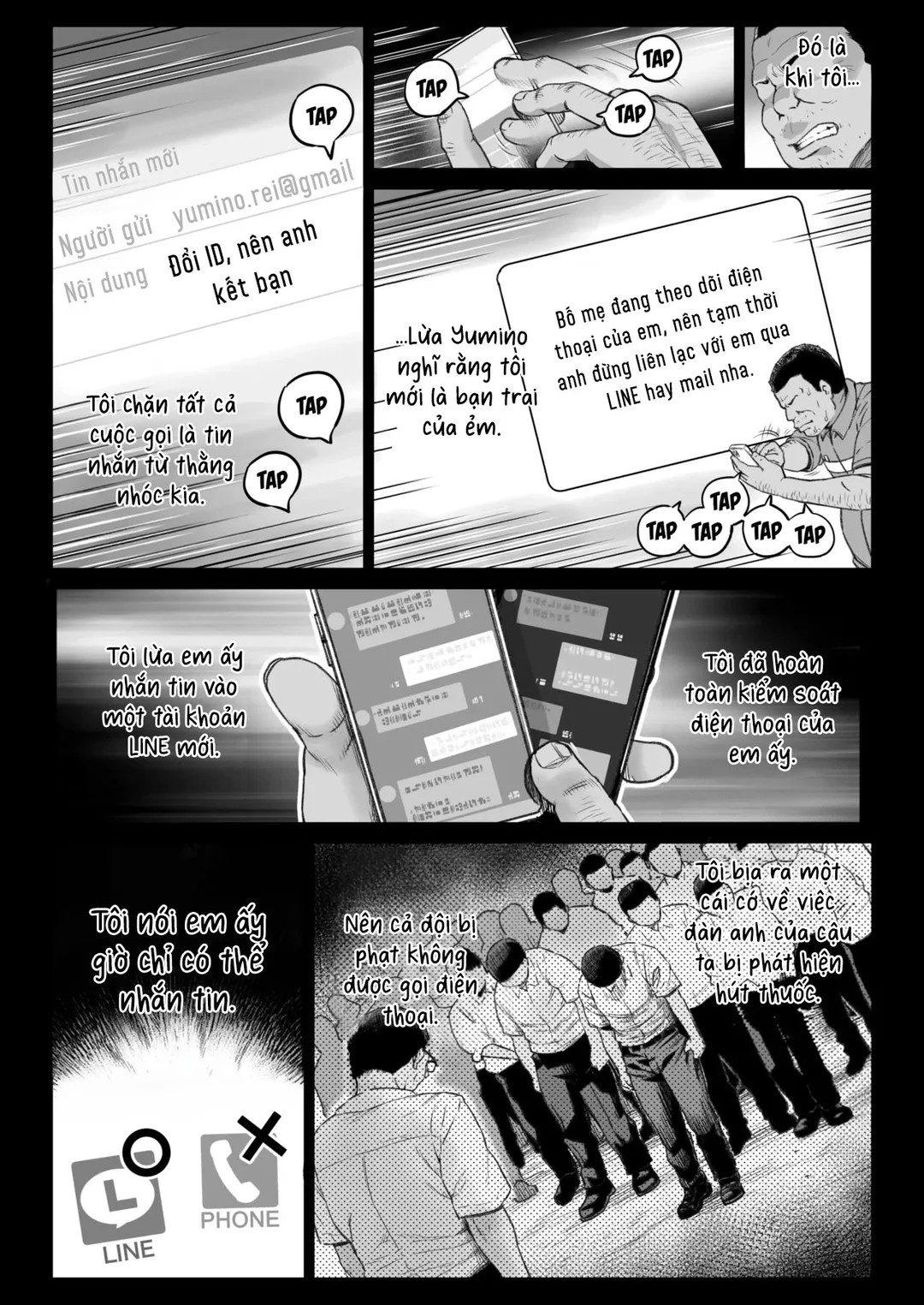 HentaiVN.net - Ảnh 7 - Yumino lại bị quản lý quấy rối - Oneshot