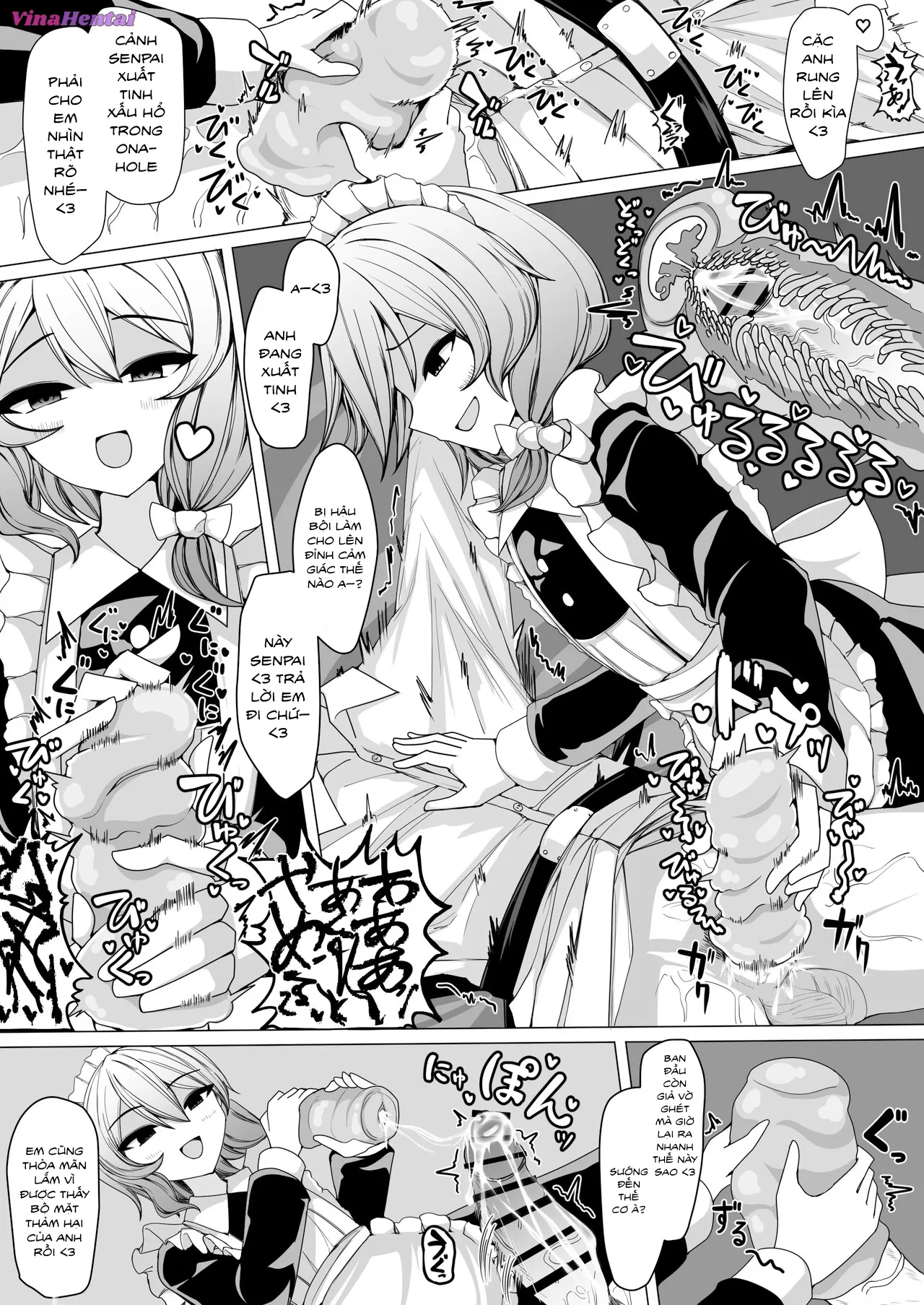HentaiVN.net - Ảnh 6 - Tôi bị cô hầu gái vắt kiệt cho đến ngất - Oneshot