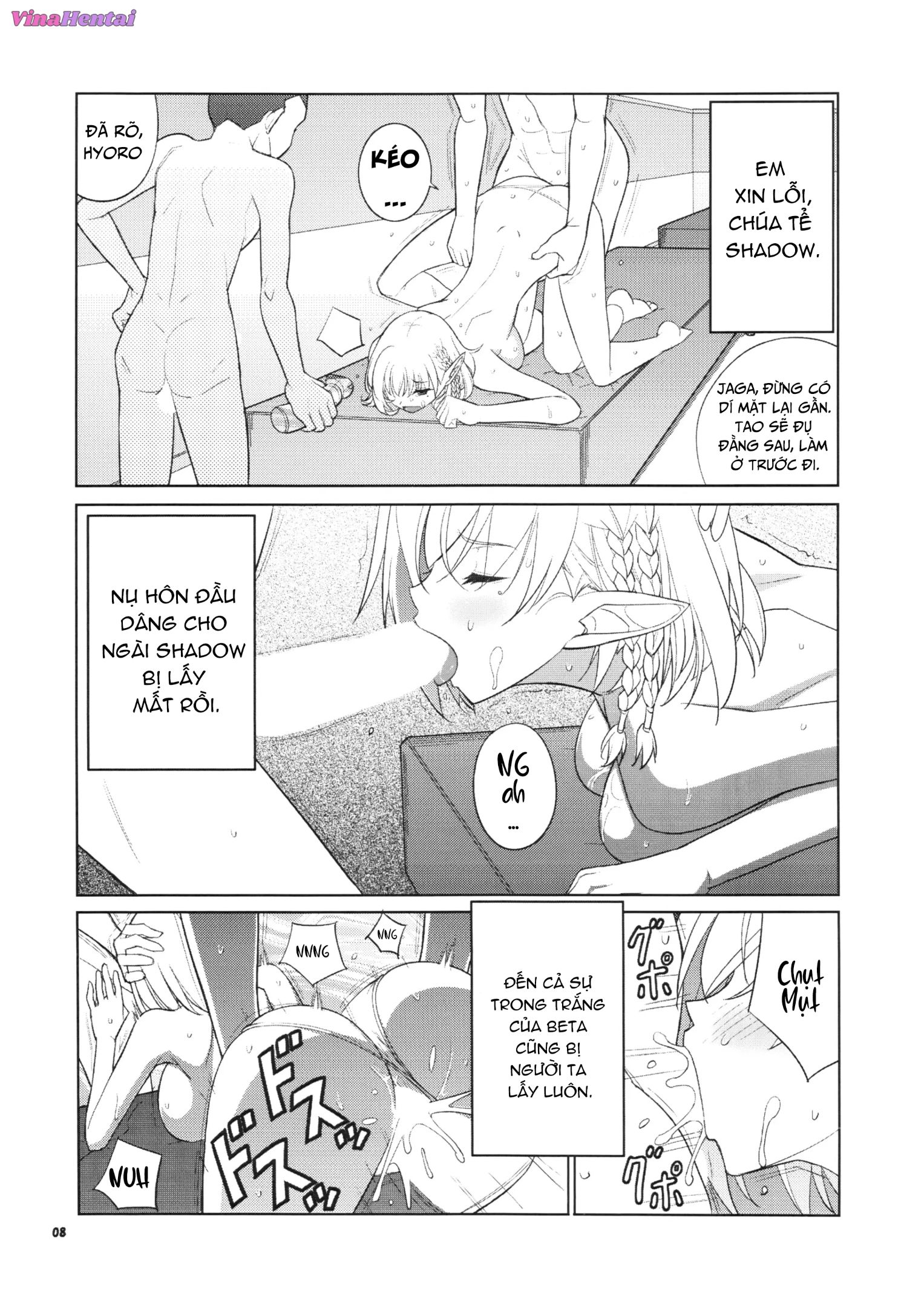 HentaiVN.net - Ảnh 8 - Quấy rối Natsume - Oneshot bé elf tóc bạc