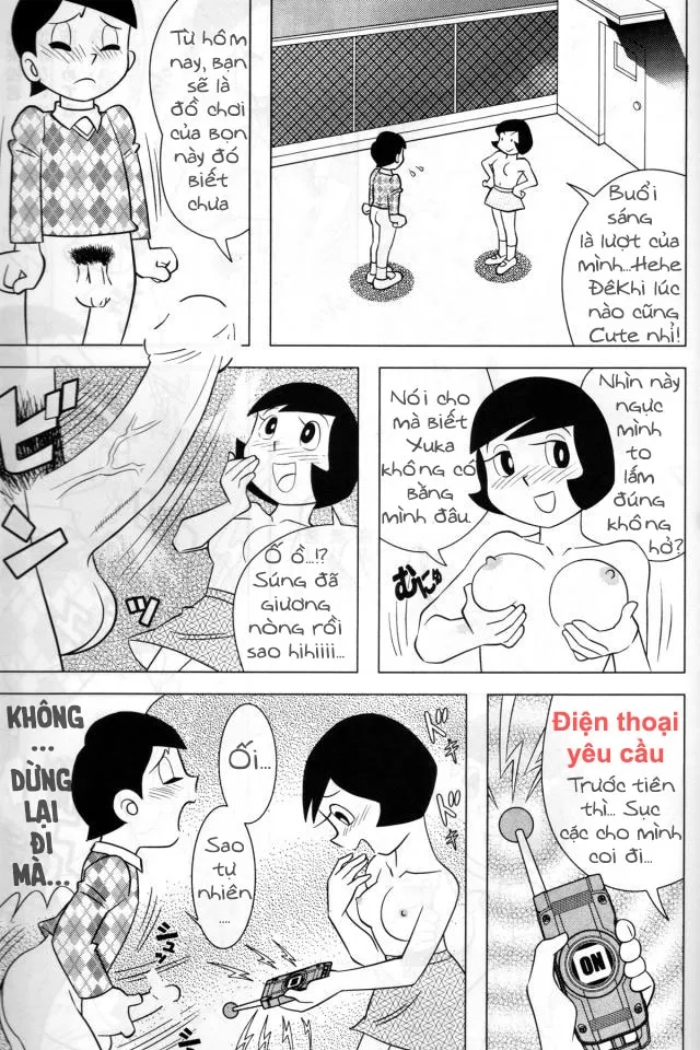 HentaiVN.net - Ảnh 6 - Thánh Nôbita Hentai - Tập 12 - Vòng Cổ Điều Khiển Trí Óc