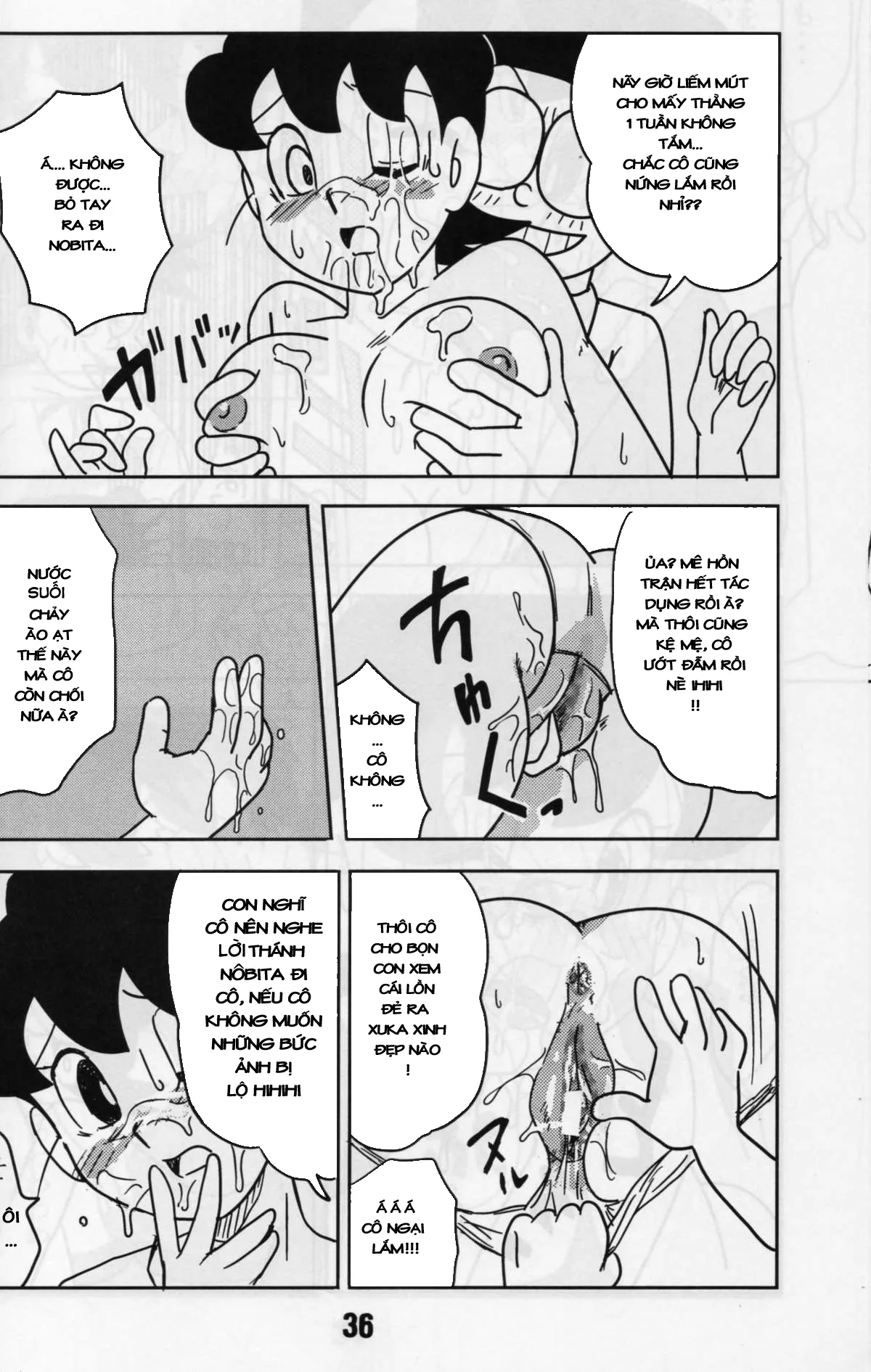 HentaiVN.net - Ảnh 5 - Thánh Nôbita Hentai - Tập 13.2 - Gạ Tình Mẹ Xuka phần 2