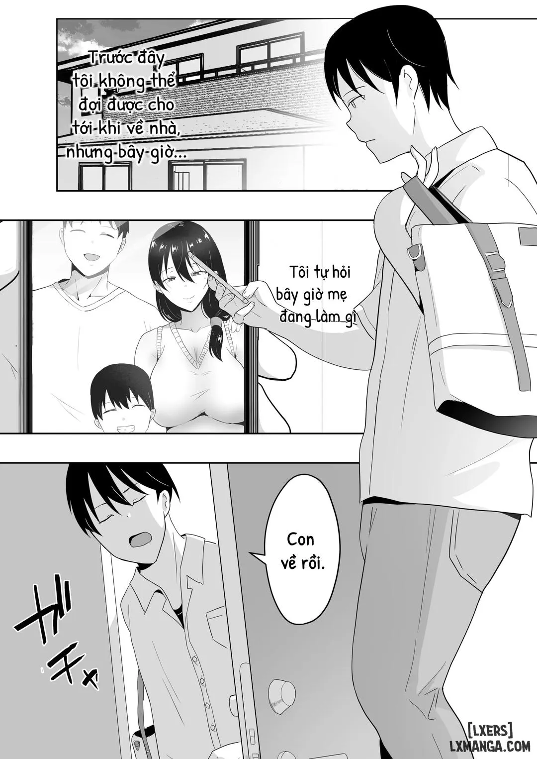 HentaiVN.net - Ảnh 7 - TomoKano Kaa-chan~ Daisuki na Ore no Hahaoya wa Aho na Shinyuu no Kanojo~ [My Mom Is My Friend's Girlfriend] - Chap 3