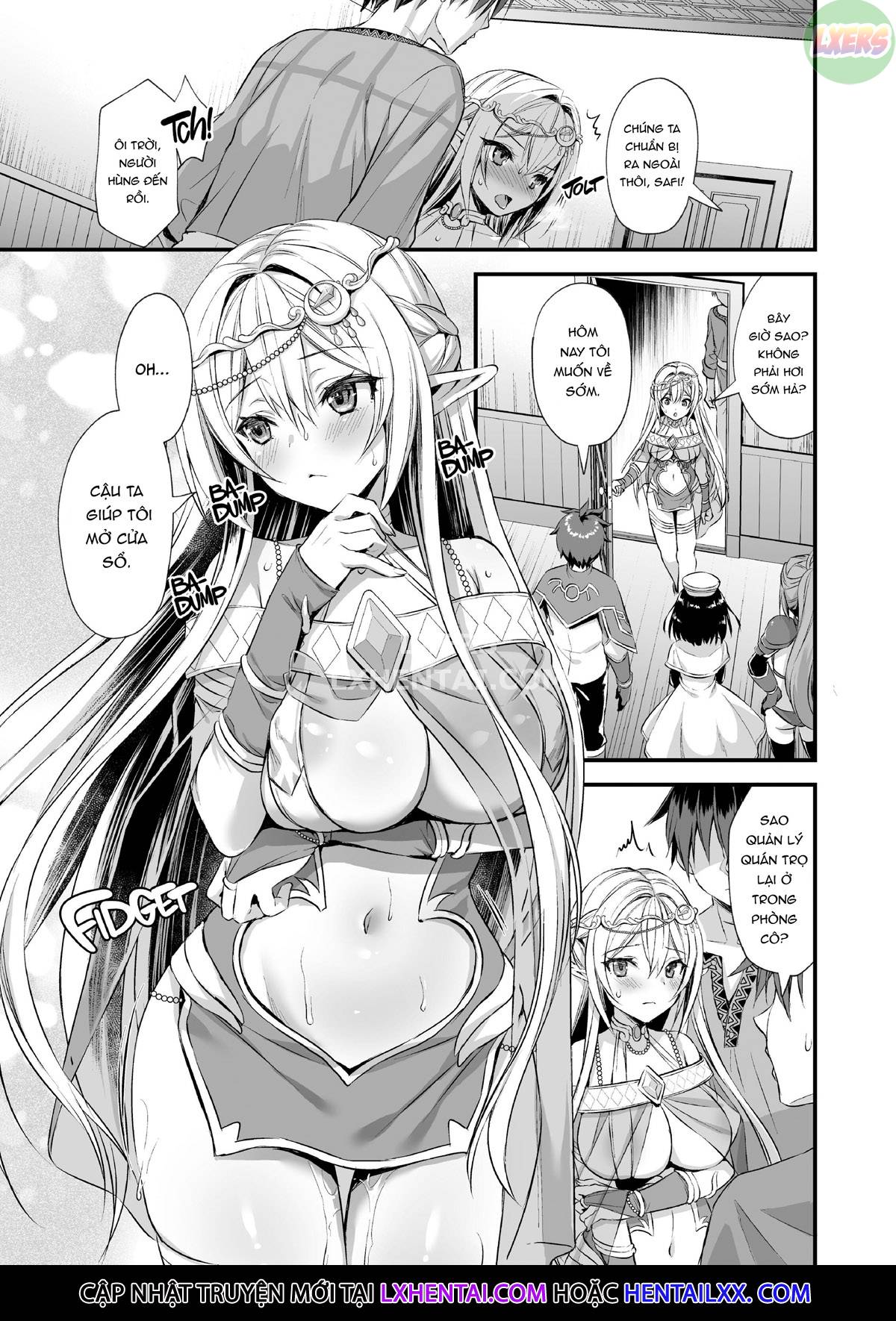 HentaiVN.net - Ảnh 7 - Để mắt đến nàng Elf nóng bỏng ở thế giới khác - Chap 2