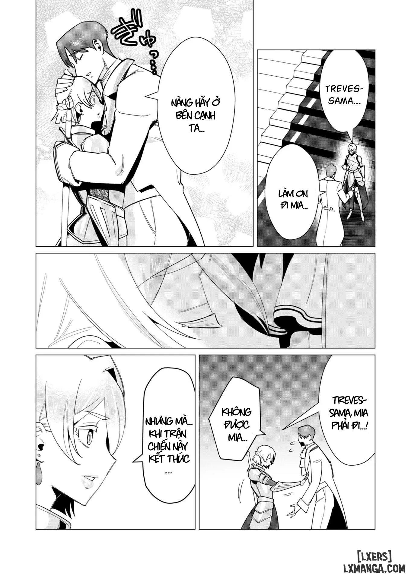 HentaiVN.net - Ảnh 7 - Vị Anh Hùng Muốn “Vợ Người Ta” Làm Phần Thưởng - Chap 10 : Dũng Sĩ x Nữ Hiệp Sĩ x Orc King
