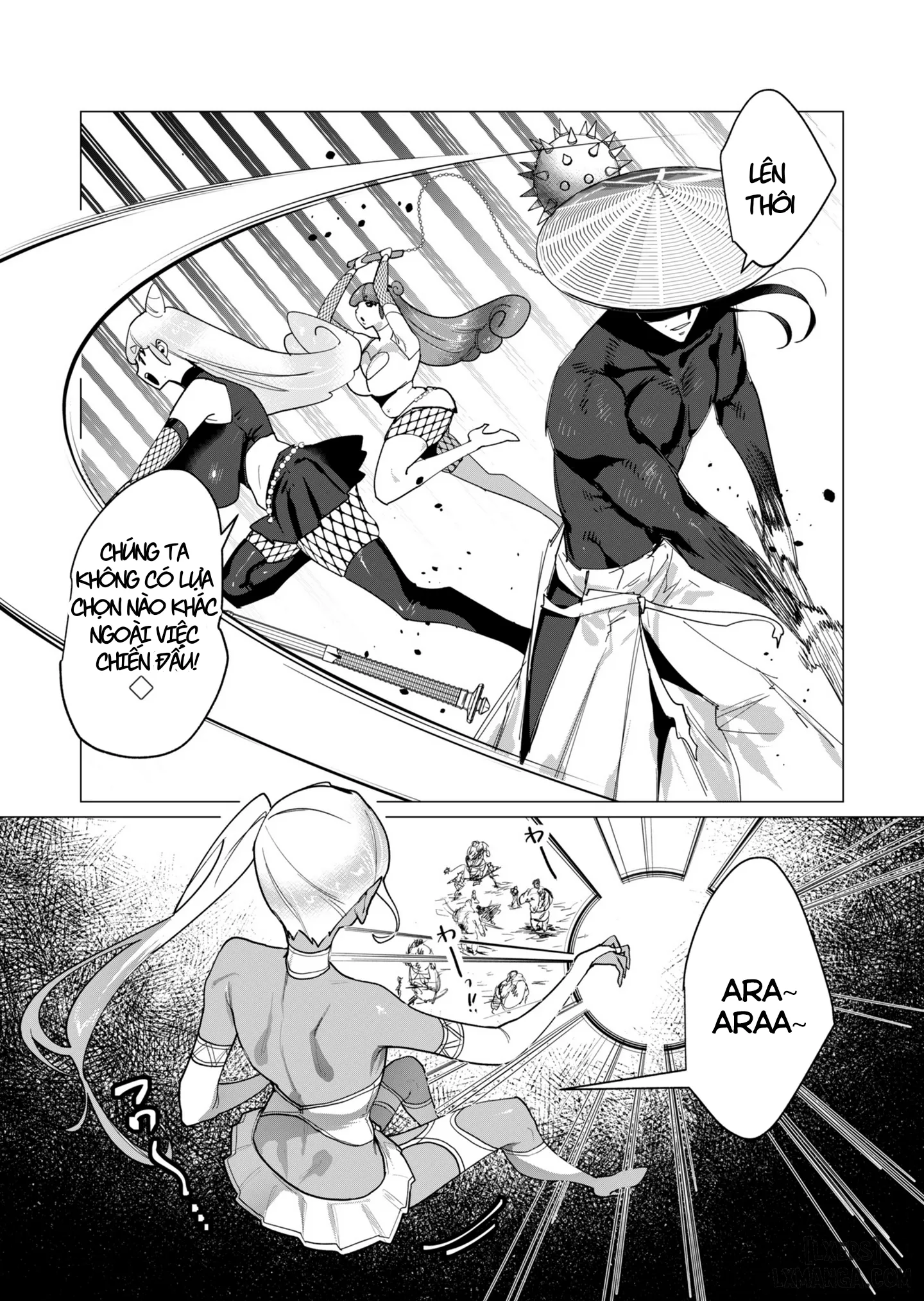 HentaiVN.net - Ảnh 7 - Vị Anh Hùng Muốn “Vợ Người Ta” Làm Phần Thưởng - Chap 12 : Dũng Sĩ x Nữ Hiệp Sĩ x Orc King(Phần 3)