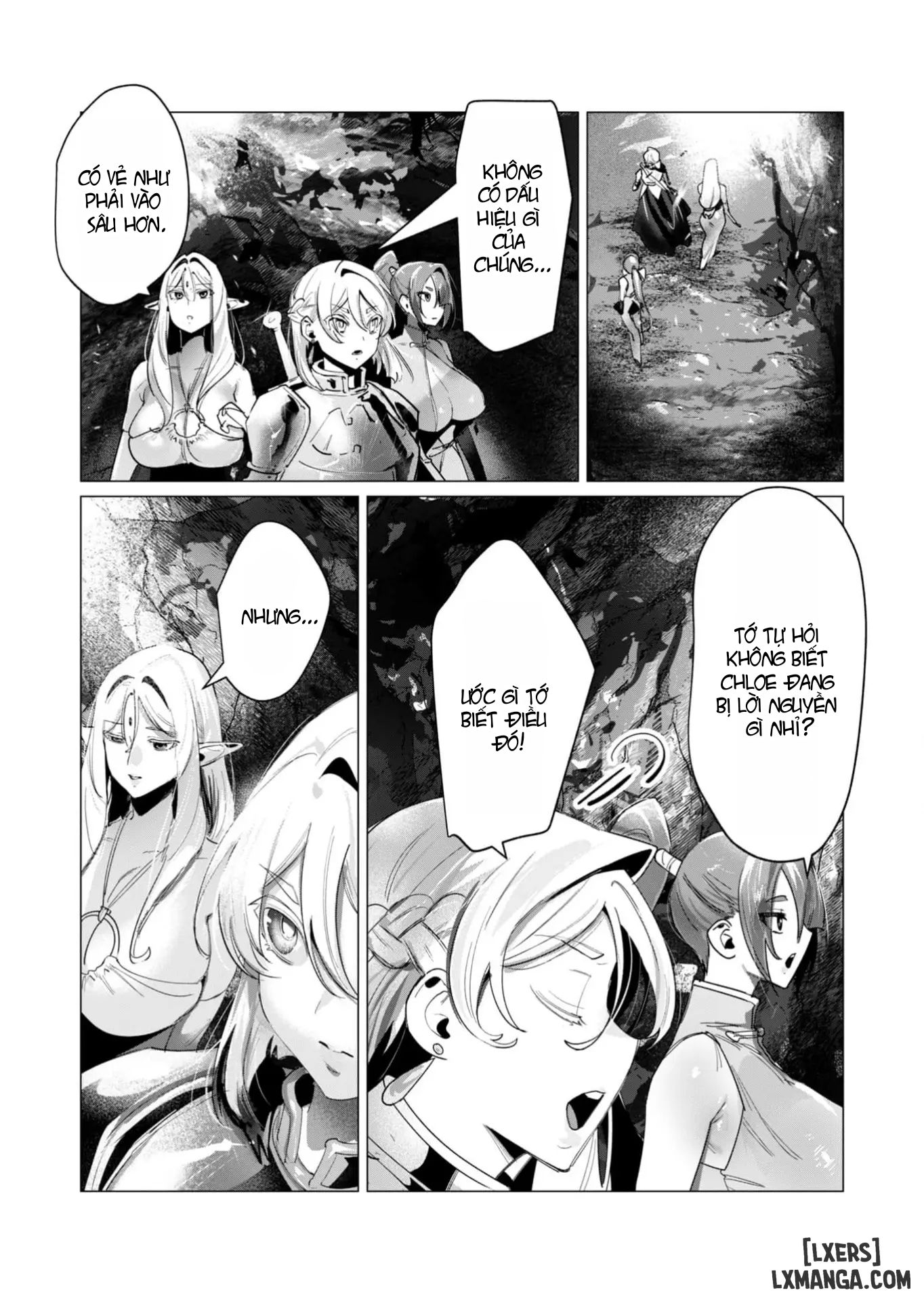 HentaiVN.net - Ảnh 7 - Vị Anh Hùng Muốn “Vợ Người Ta” Làm Phần Thưởng - Chap 16 : Dũng Sĩ và lời nguyền Dark Elf (Phần 3)