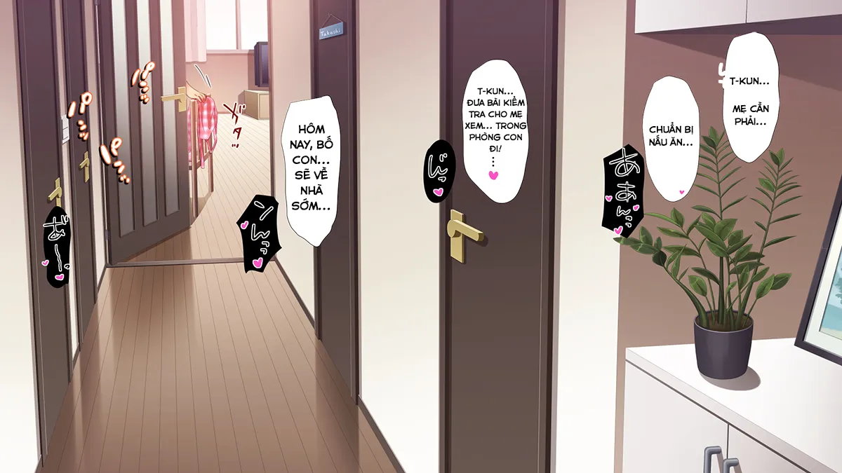 HentaiVN.net - Ảnh 7 - Triệu Hồi Mị Ma Tặng Kèm Ma Ma~ [Succubus Yondara Haha ga Kita!; When I Summoned a Succubus, My Mother Showed Up!] - Bonus 3: Công Việc Thường Nhật Của Một Người Mẹ Succubus - Đi Học Về