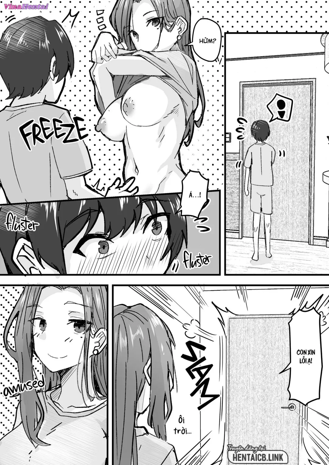 HentaiVN.net - Ảnh 7 - Trở thành người đàn ông của mẹ kế - Oneshot