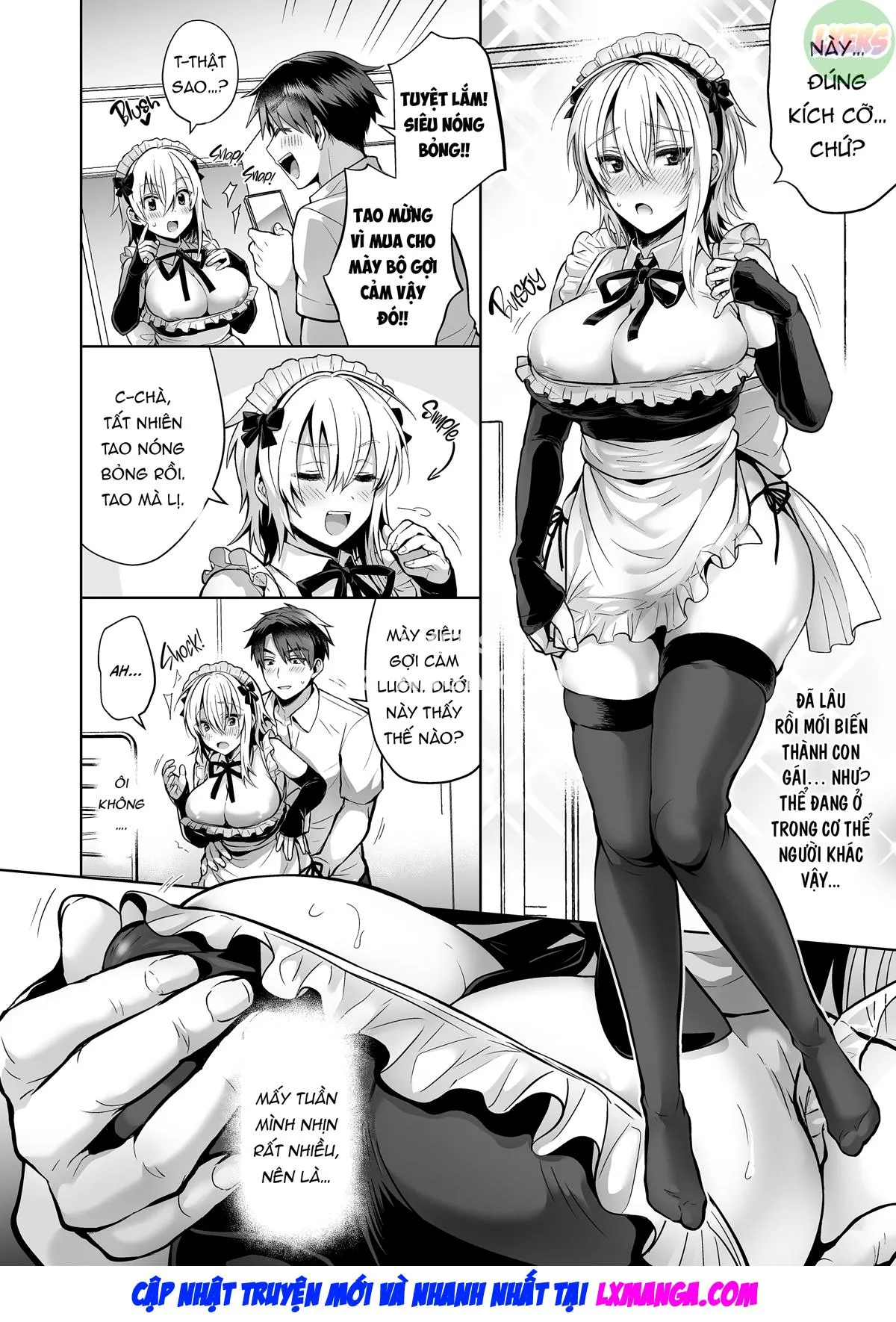 HentaiVN.net - Ảnh 7 - Ore No Shinyuu Wa TS (Seitenka) Taishitsu - Chap 2