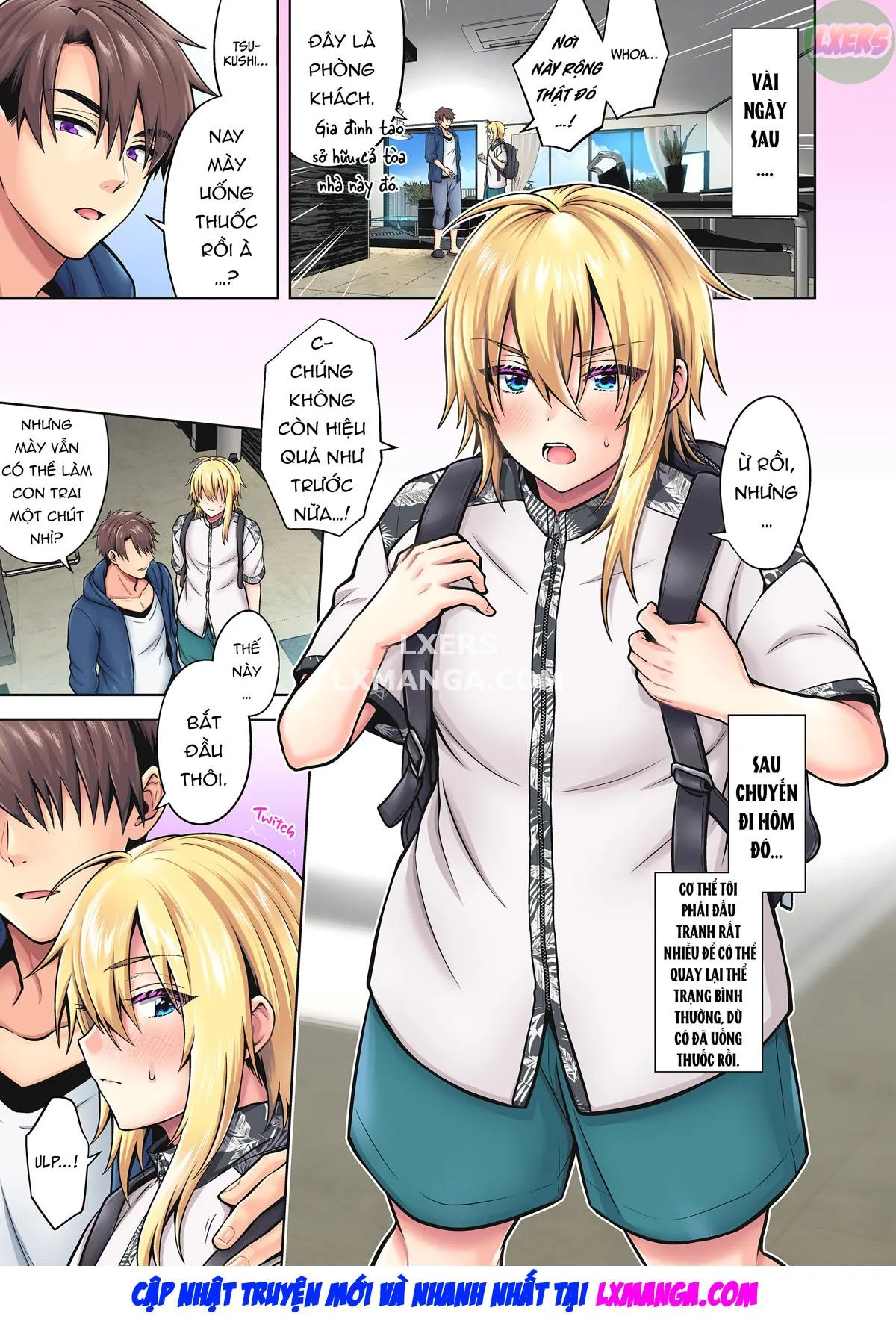 HentaiVN.net - Ảnh 7 - Ore No Shinyuu Wa TS (Seitenka) Taishitsu - Chap 4.5