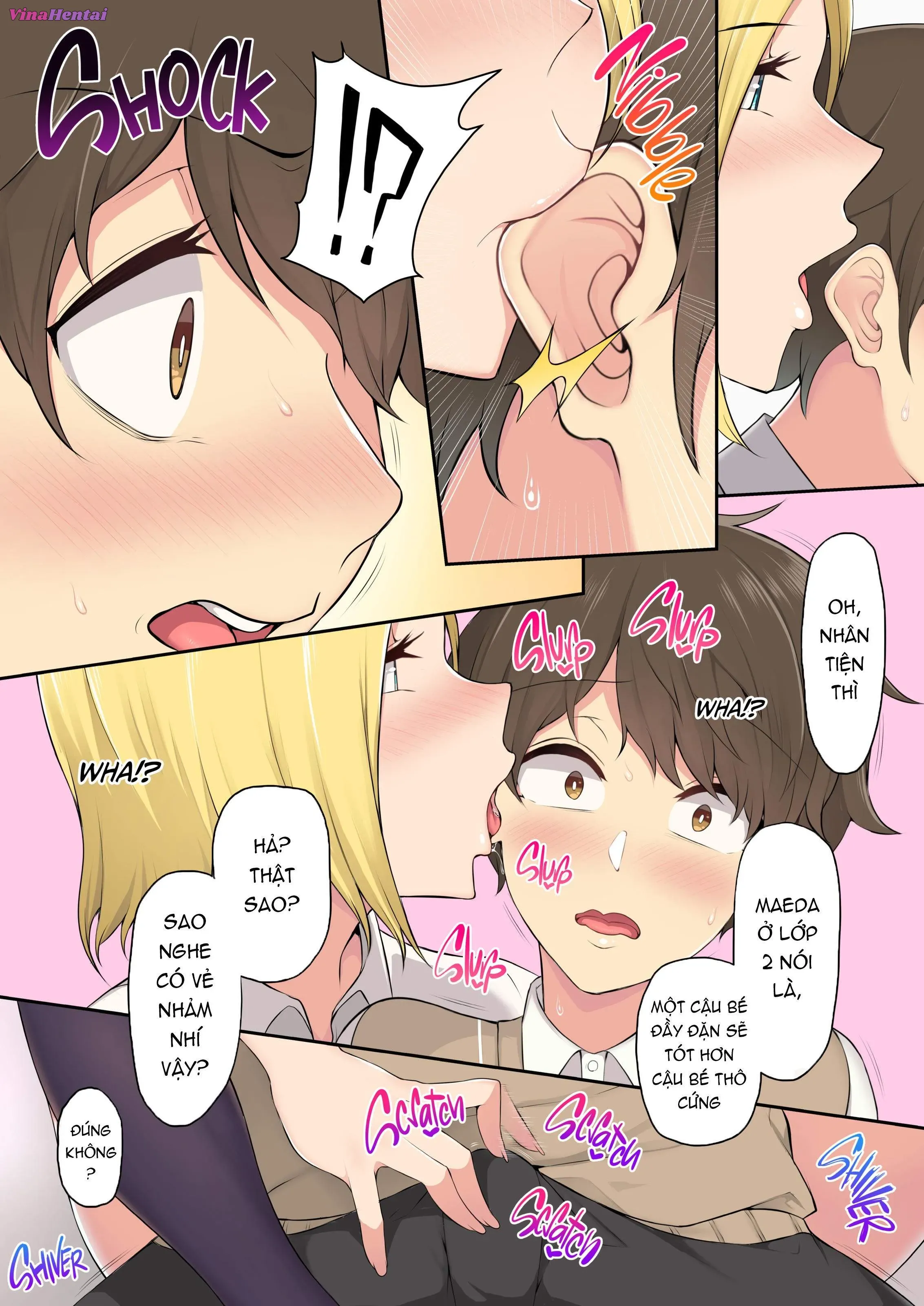 HentaiVN.net - Ảnh 7 - Imaizumi đưa cả bầy Gyaru về nhà mình - Chap 1