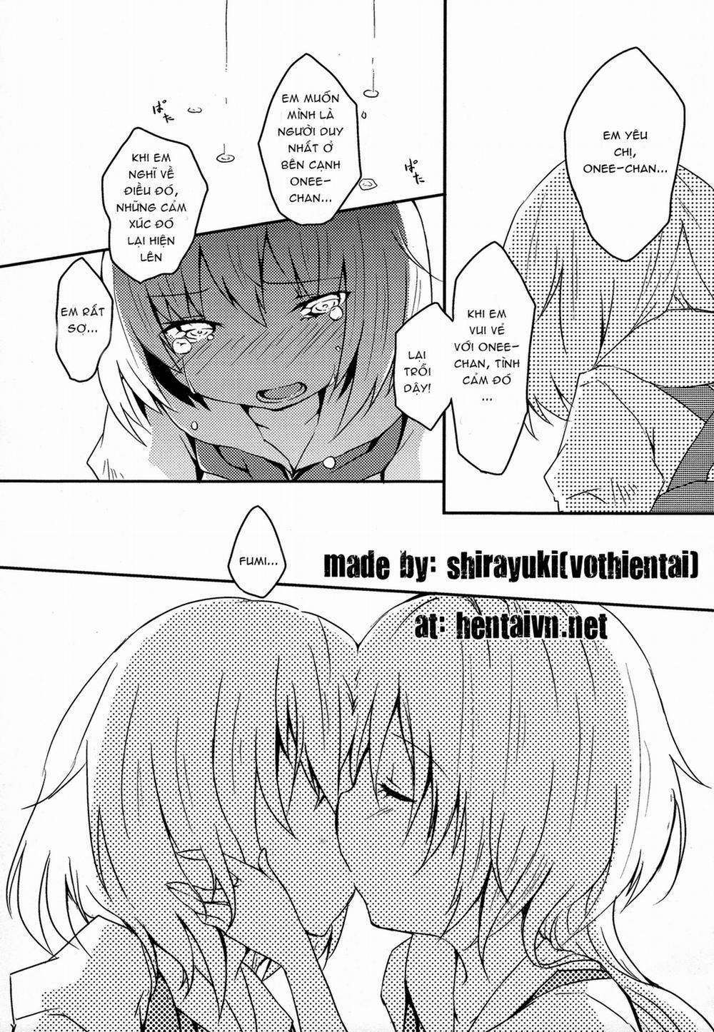 HentaiVN.net - Ảnh 7 - Đến gần với em nào! [Oneechan to Issho (Momo Yuri ~Forbidden Sisters~)] - Oneshot