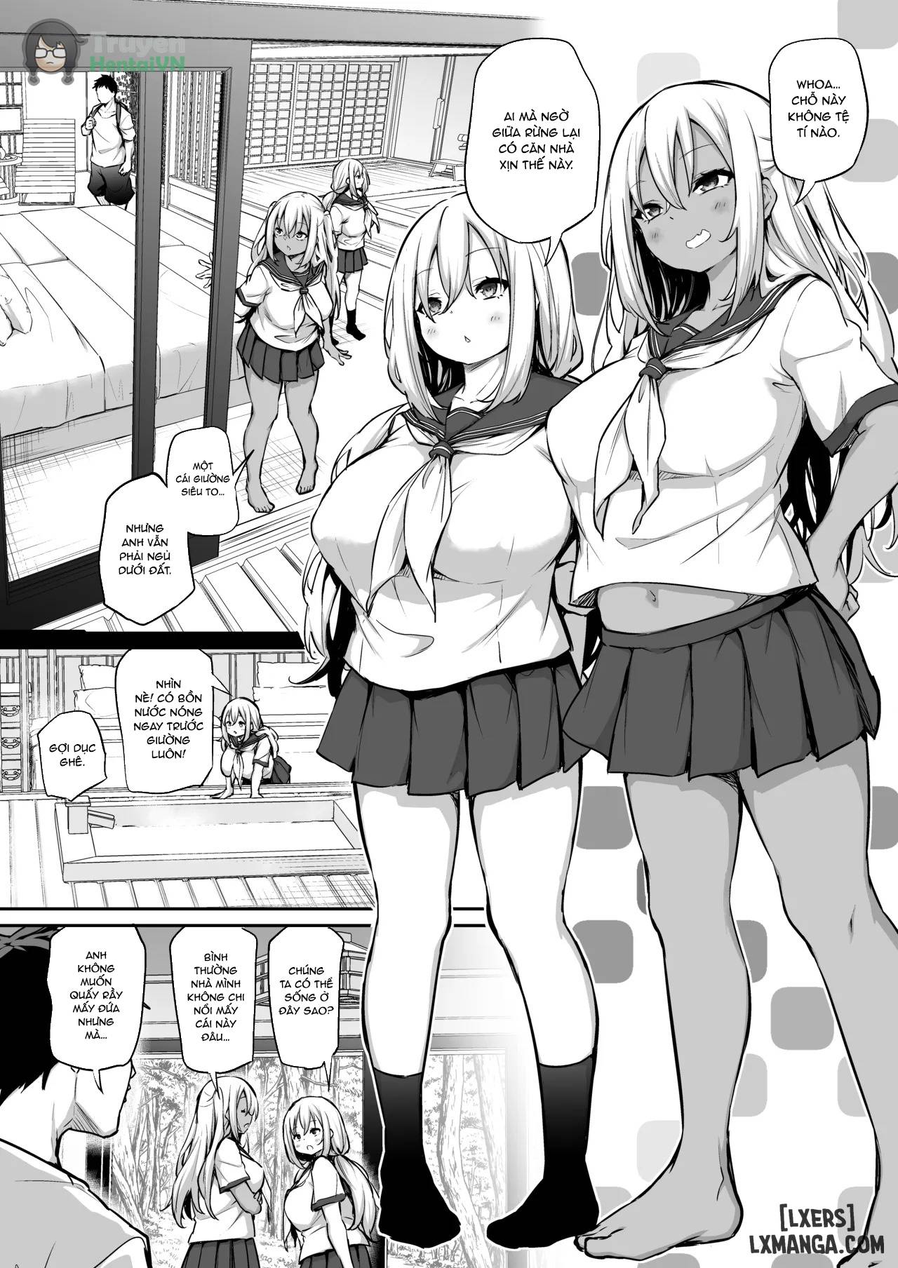 HentaiVN.net - Ảnh 7 - Imouto-tachi o Haramasenai to Derarenai Mura - Oneshot