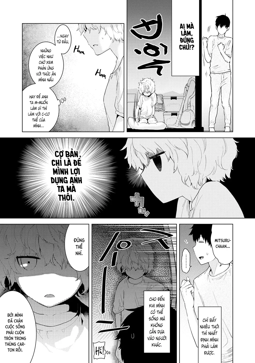 HentaiVN.net - Ảnh 6 - Cô bé mèo hoang [ノラネコ少女との暮らしかた; Noraneko Shoujo to no Kurashikata; Sống cùng cô bé mèo hoang] - 03. Mèo hoang tự tập luyện