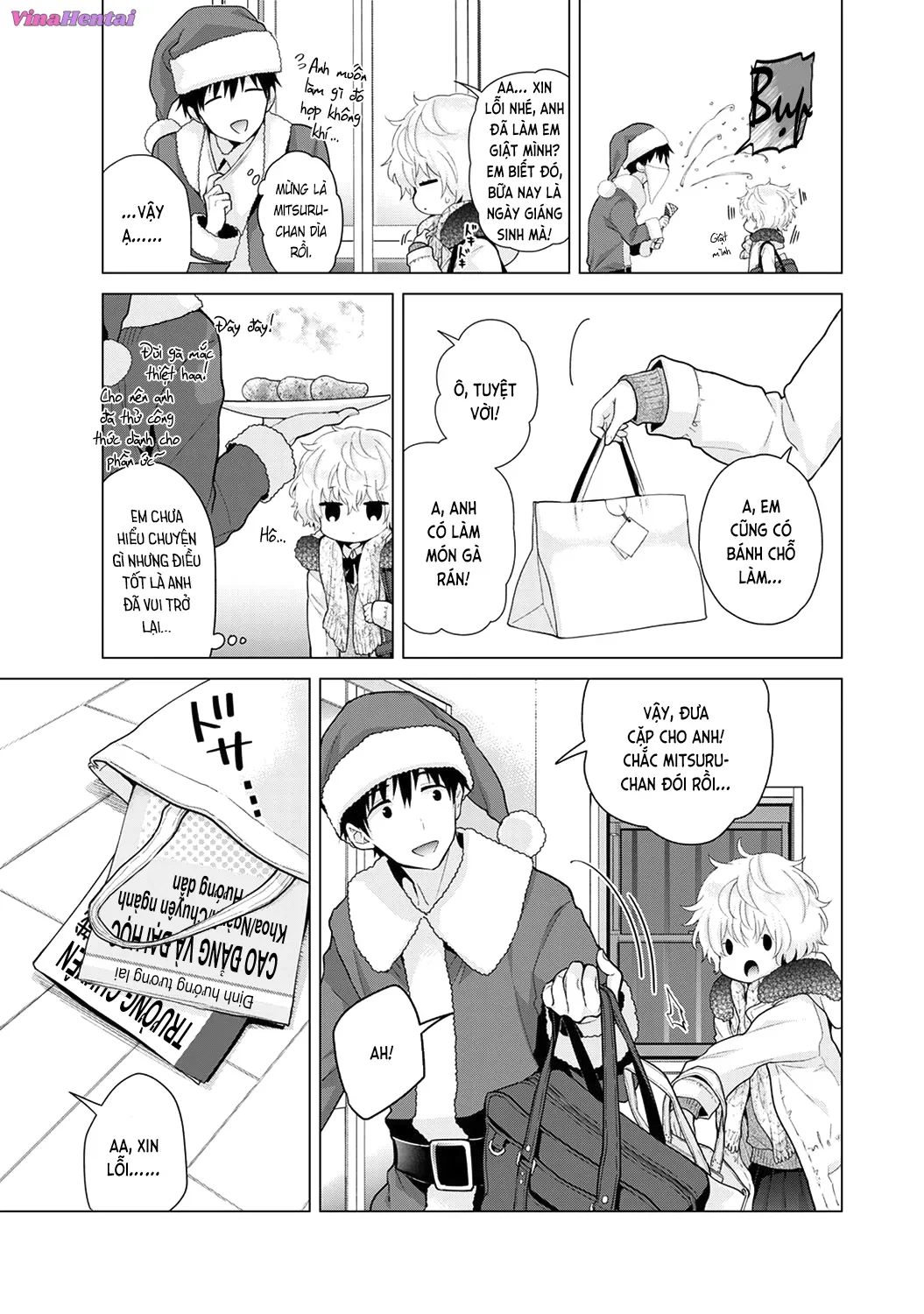 HentaiVN.net - Ảnh 7 - Cô bé mèo hoang [ノラネコ少女との暮らしかた; Noraneko Shoujo to no Kurashikata; Sống cùng cô bé mèo hoang] - 22A. Mèo Giáng Sinh