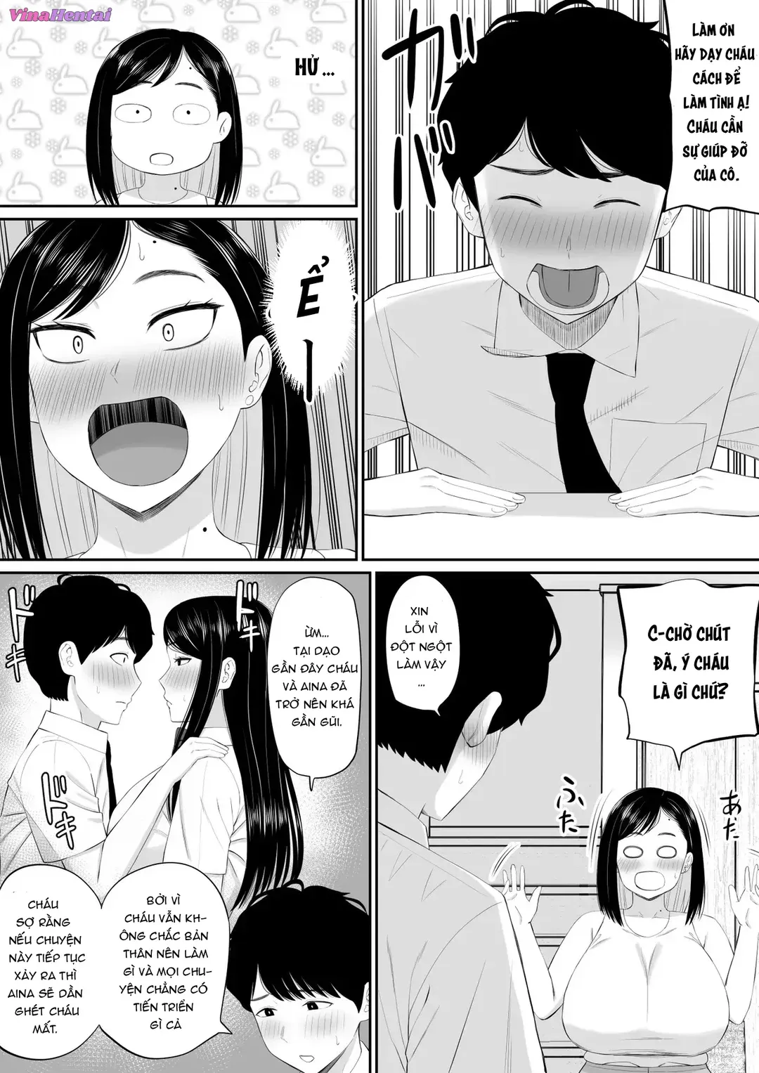 HentaiVN.net - Ảnh 7 - Người mẹ chu đáo với bạn trai con gái - Oneshot